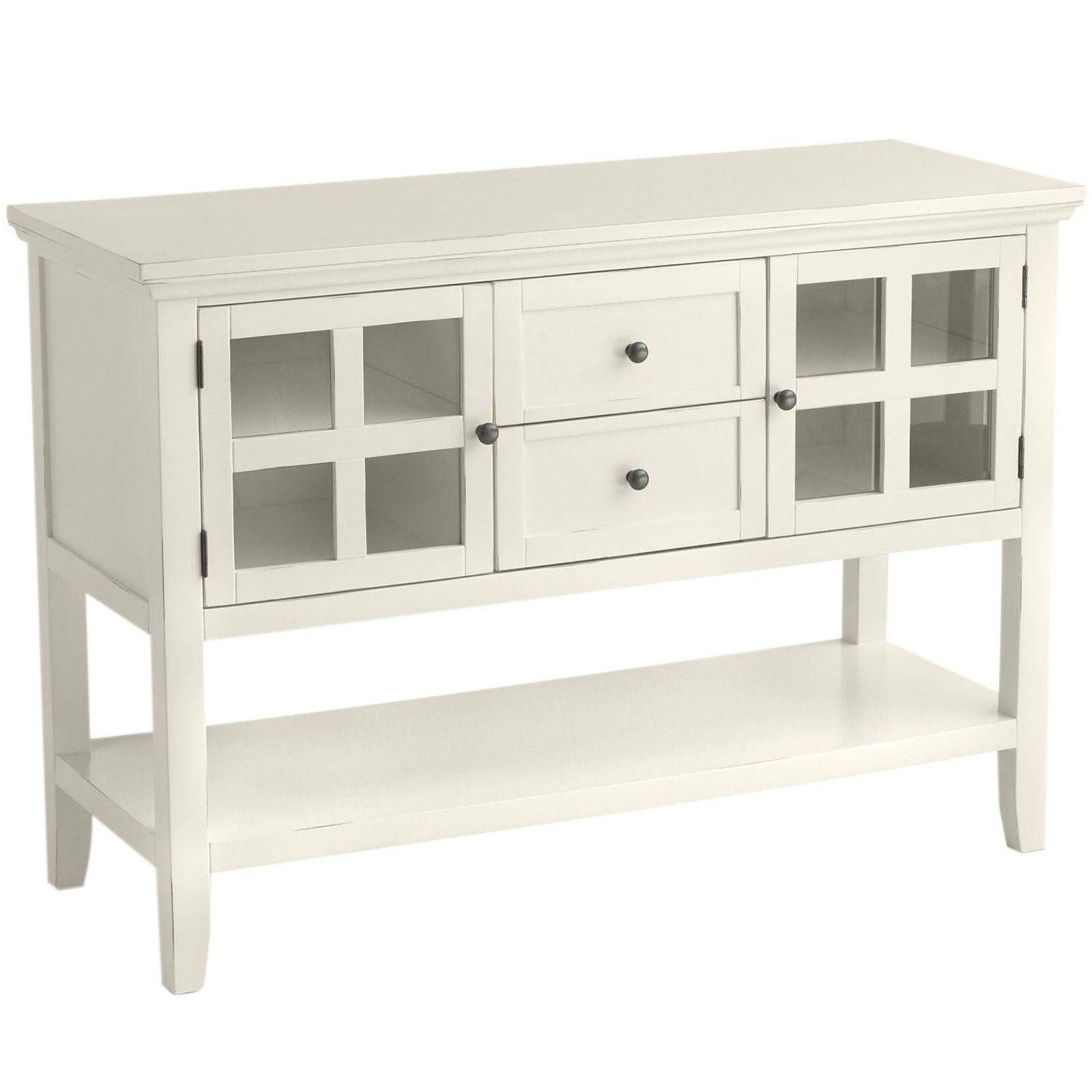 Sideboards: Glamorous White Sideboard Table Antique White With Regard To Large White Sideboards (Photo 17 of 30)