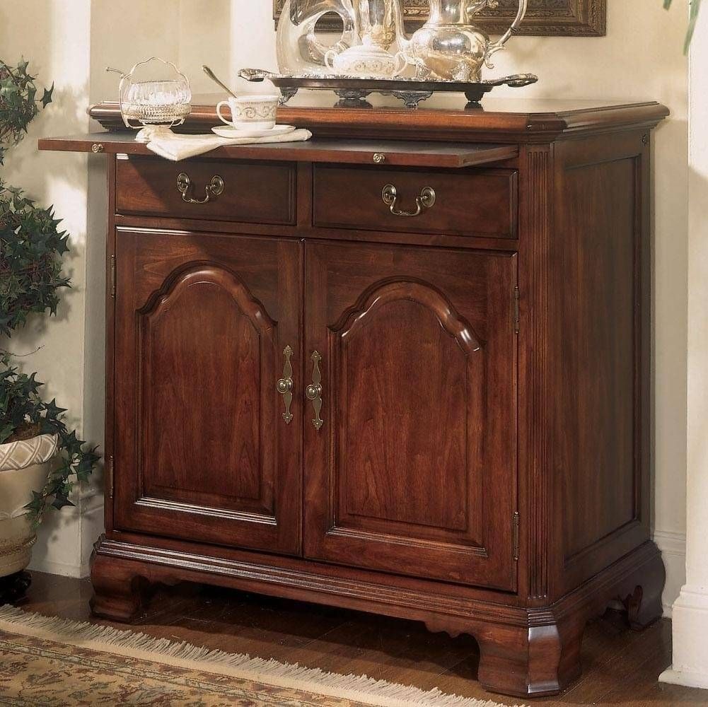 Sideboards. Interesting Cherry Wood Buffet: Cherry Wood Buffet Pertaining To Traditional Sideboards (Photo 17 of 30)