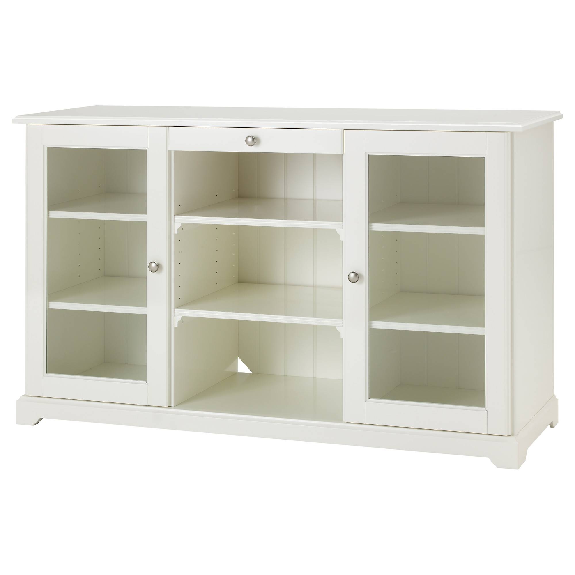 Featured Photo of  Best 30+ of White Glass Sideboards