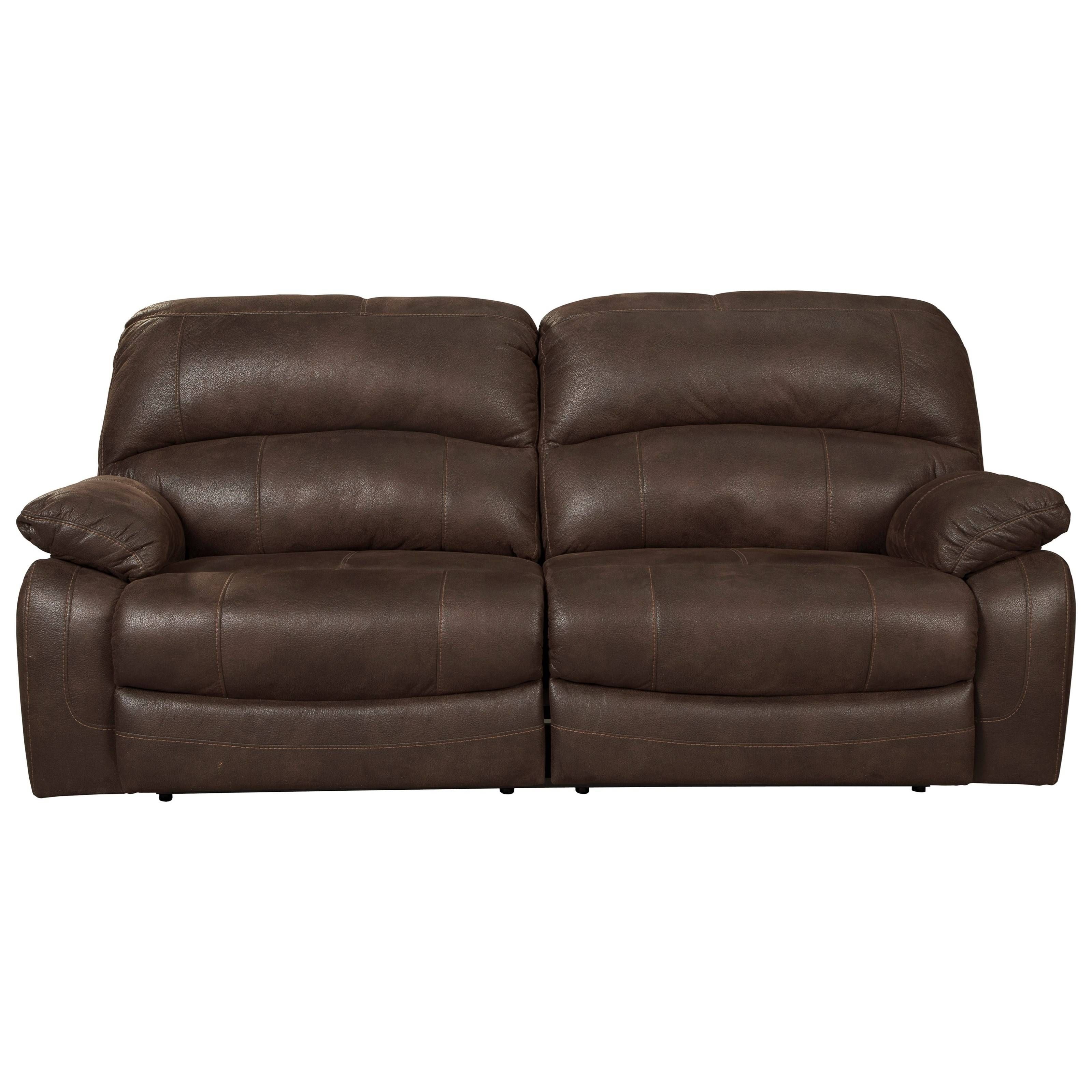 Signature Designashley Zavier 2 Seat Reclining Sofa In Brown Pertaining To 2 Seat Recliner Sofas (View 1 of 30)
