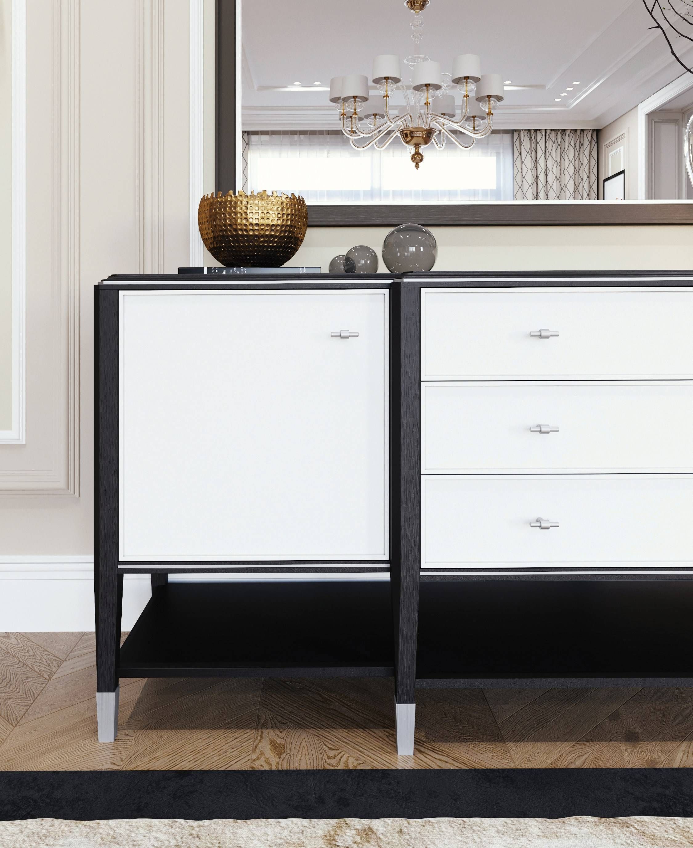 Silver Line | Sideboard Silver Line Collectionitalianelements Pertaining To Silver Sideboards (View 15 of 30)