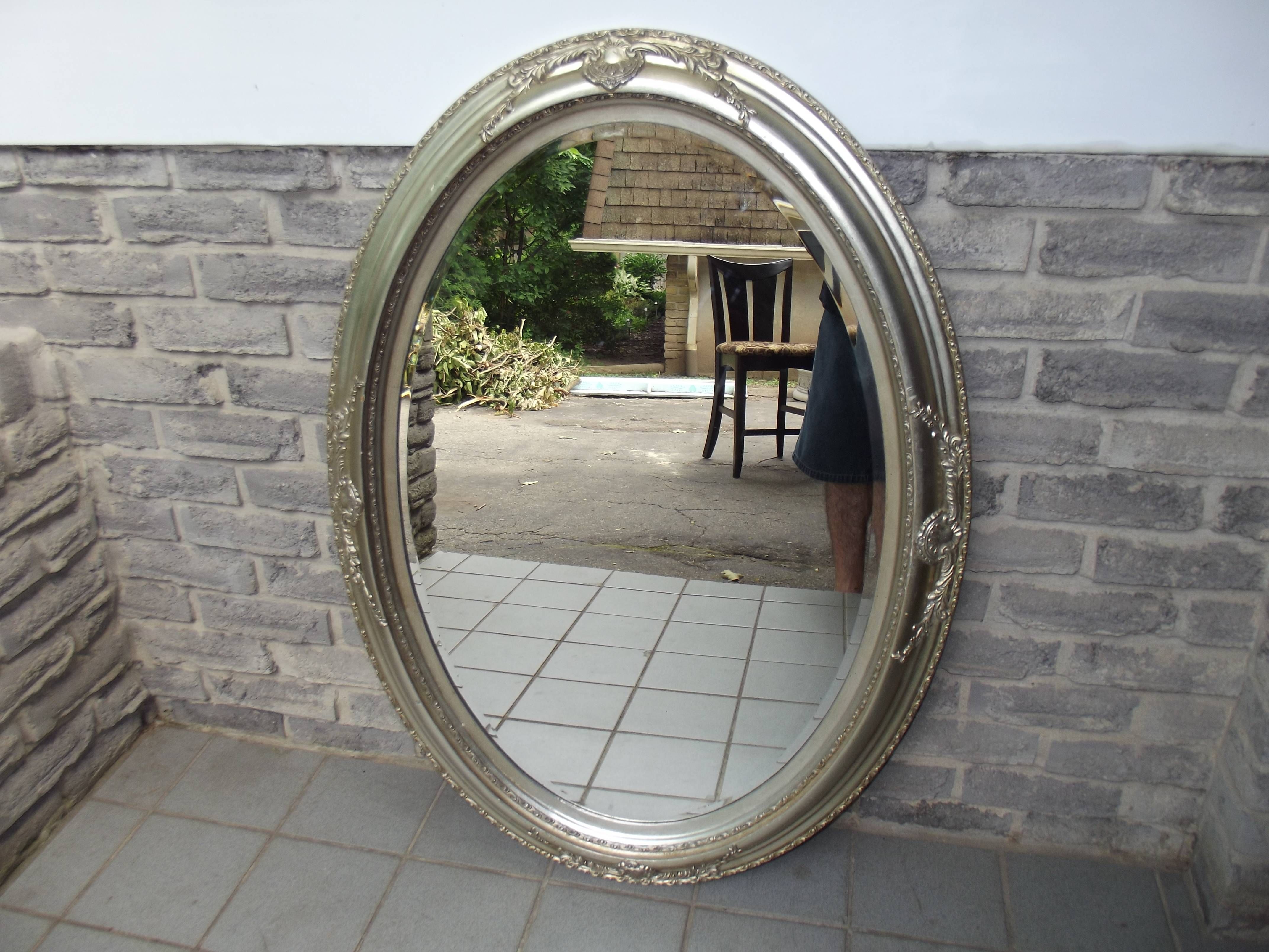 Silver Oval Wall Mirror – Secondhand Pursuit Inside Oval Silver Mirrors (Photo 21 of 25)