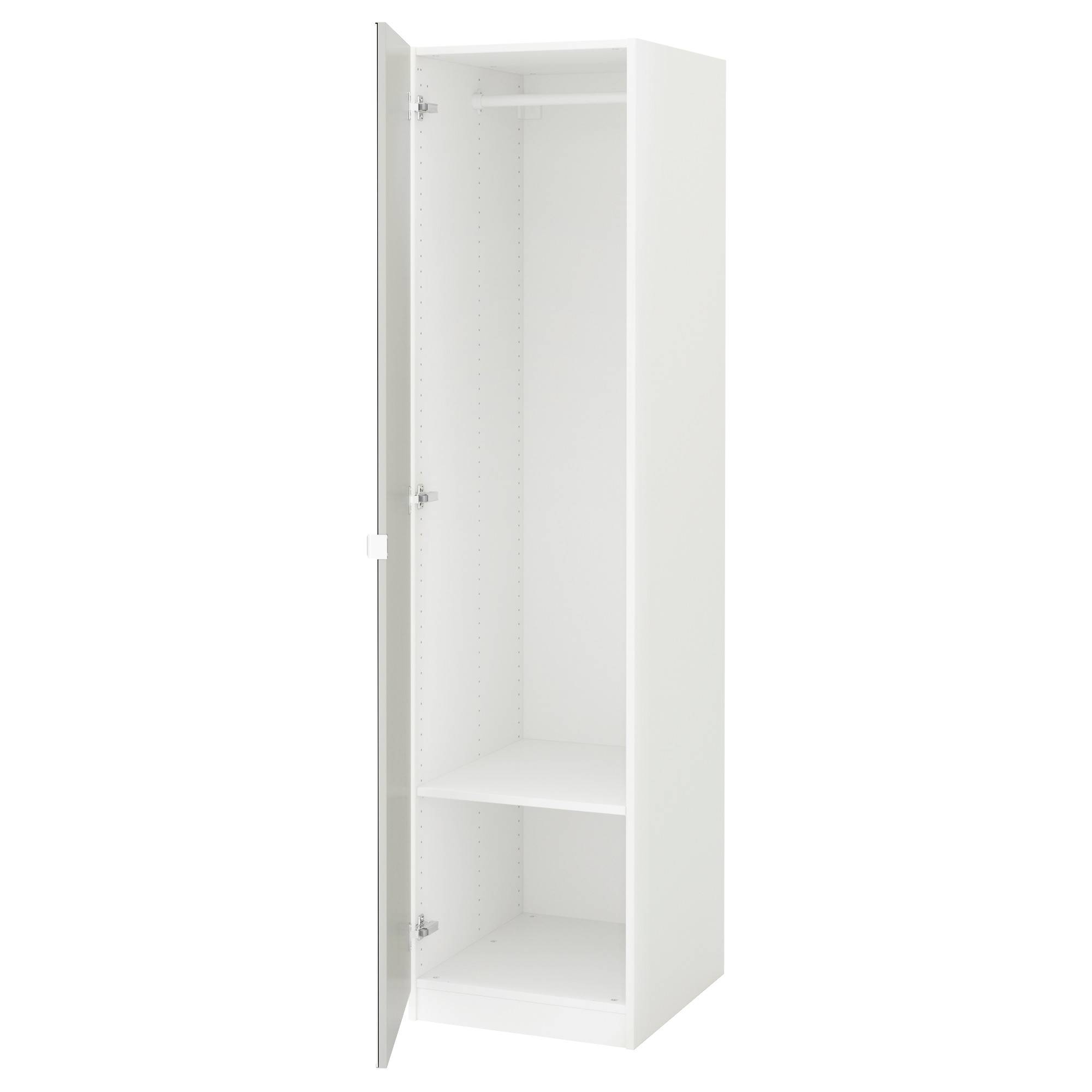 Single Door Wardrobe With Mirror 129 Outstanding For Pax Wardrobe In White Single Door Wardrobes (Photo 1 of 15)