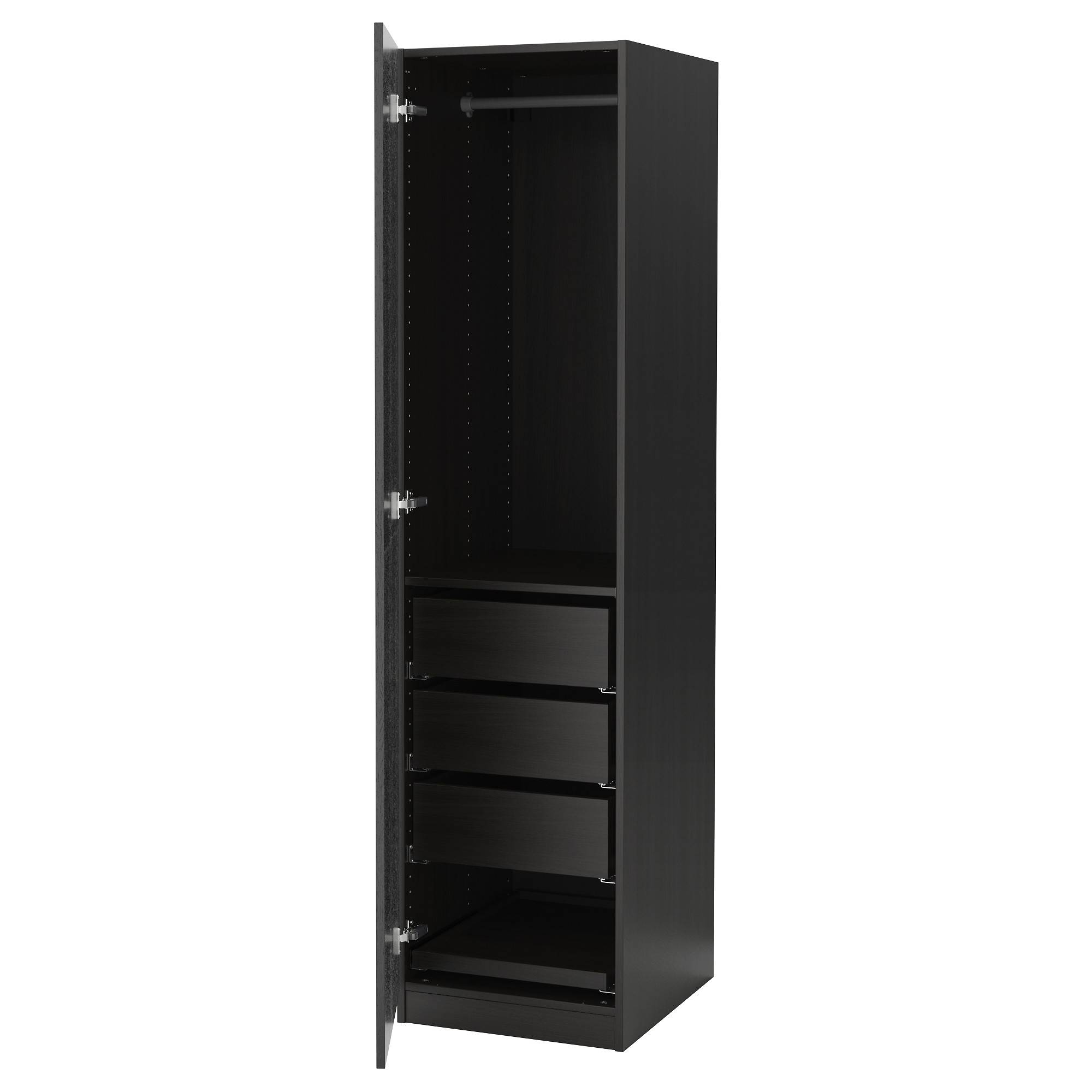 Featured Photo of  Best 15+ of Black Single Door Wardrobes