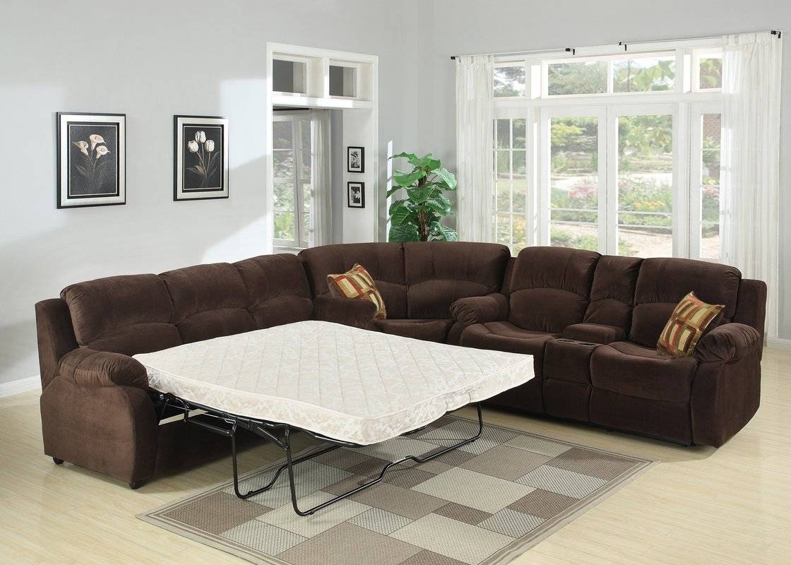 Sleeper Sectional Sofas You'll Love | Wayfair Within Sleeper Sectional Sofas (Photo 1 of 30)