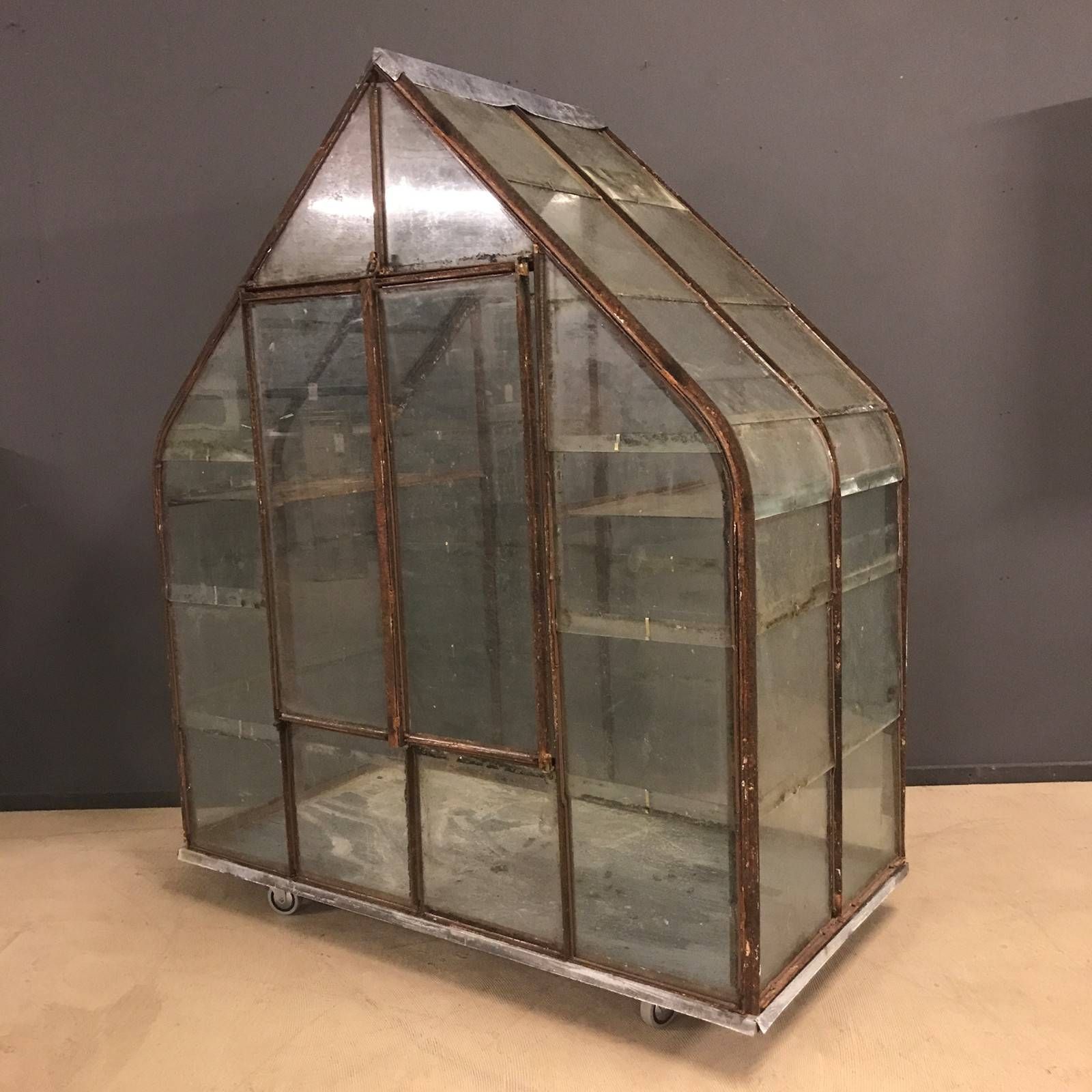 Small French Antique Greenhouse – The Hoarde For Old French Mirrors (View 25 of 25)