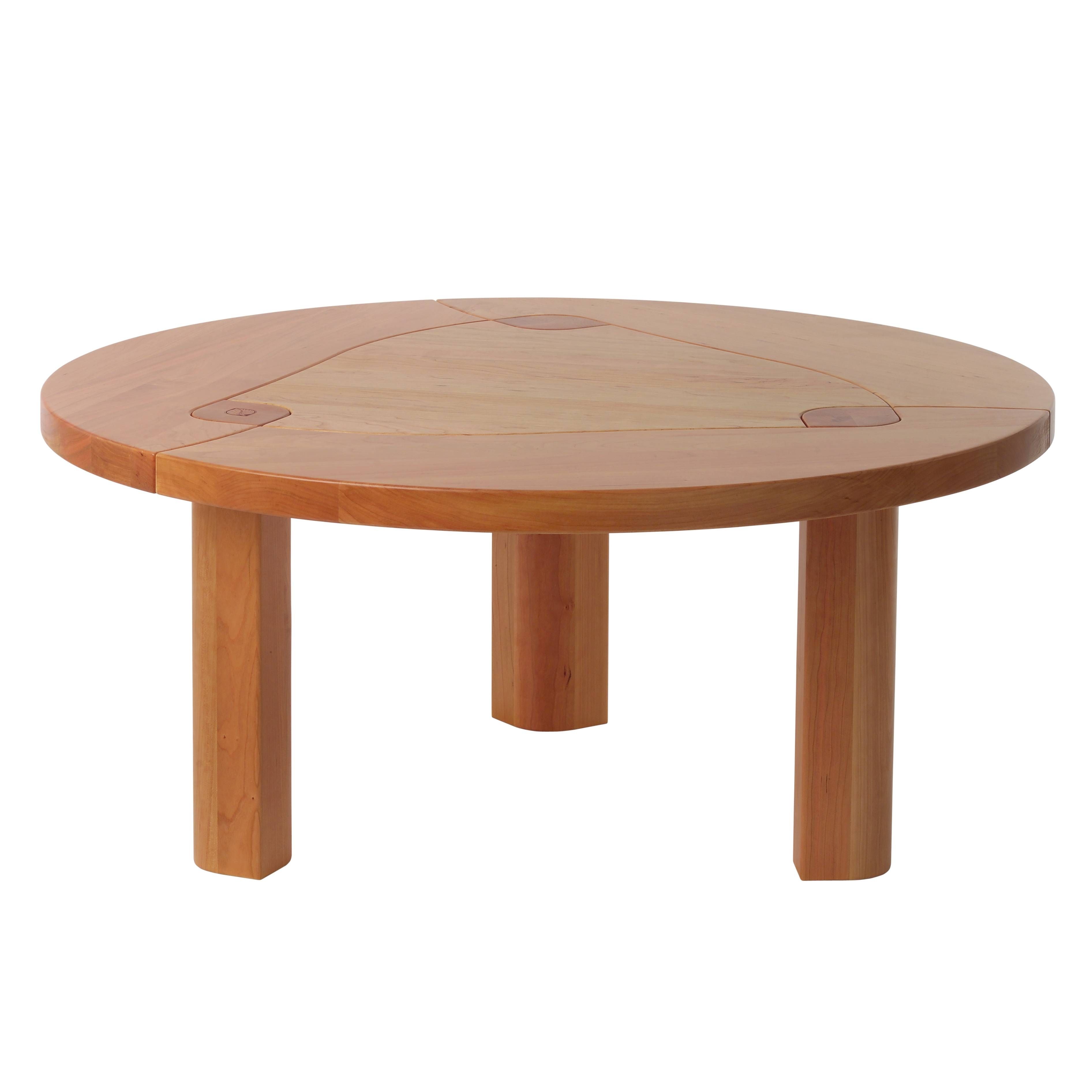Small Round Oak Coffee Table – Starrkingschool Within Circle Coffee Tables (Photo 16 of 30)