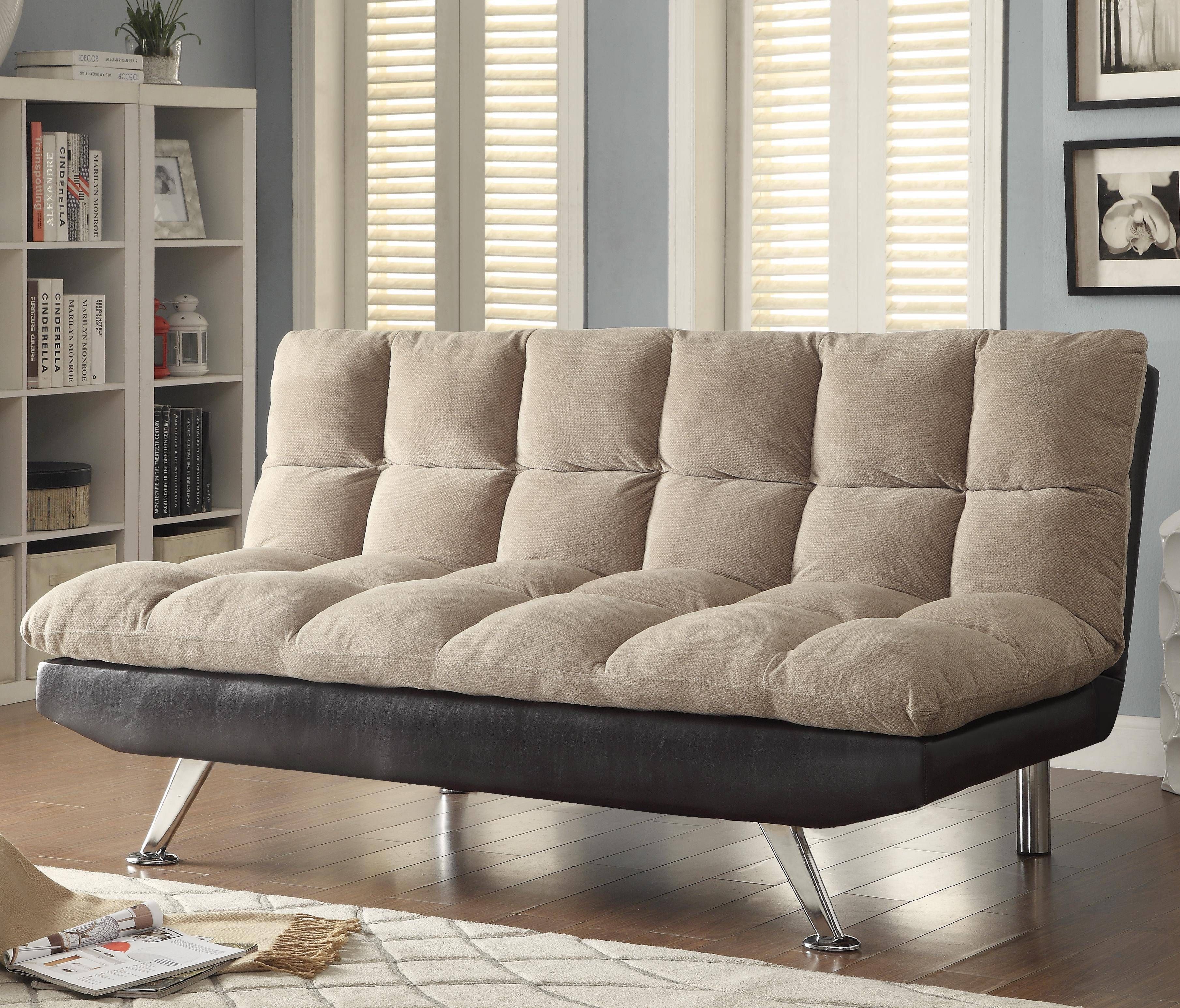 Sofa Beds And Futons – Two Tone Sofa Bed With Pillow Top Seating With Two Tone Sofas (Photo 28 of 30)