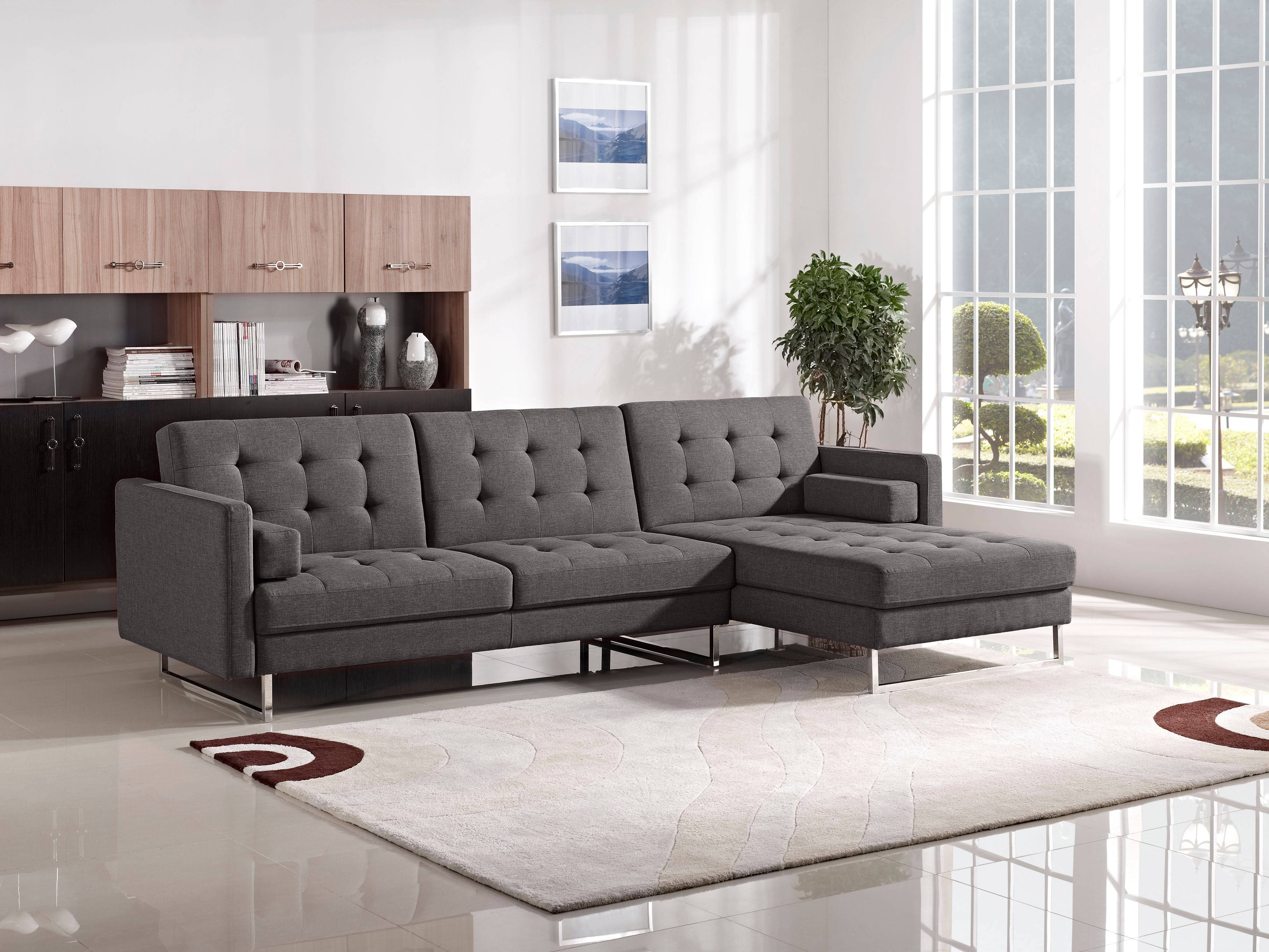 Sofa: Comfort And Style Is Evident In This Dynamic With Tufted For 3 Piece Sectional Sleeper Sofa (View 11 of 30)