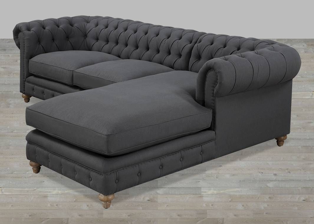 Featured Photo of 25 Best Ideas Tufted Sectional Sofa Chaise