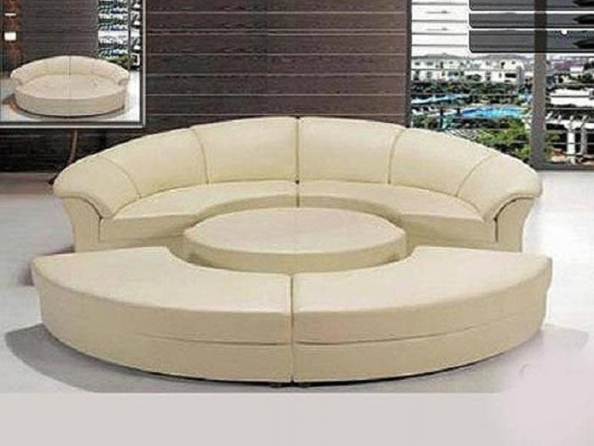 Sofa Round Sectional Bed | Tamingthesat Regarding Round Sectional Sofa Bed (View 1 of 25)