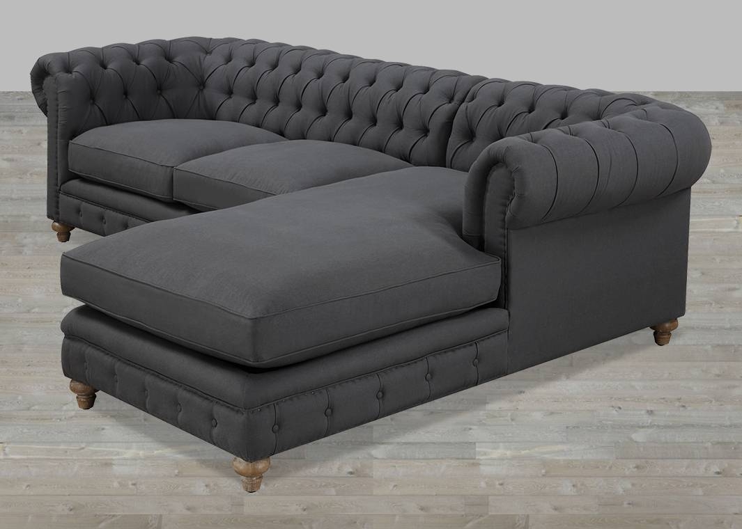 Featured Photo of 2024 Latest Tufted Sectional Sofa with Chaise