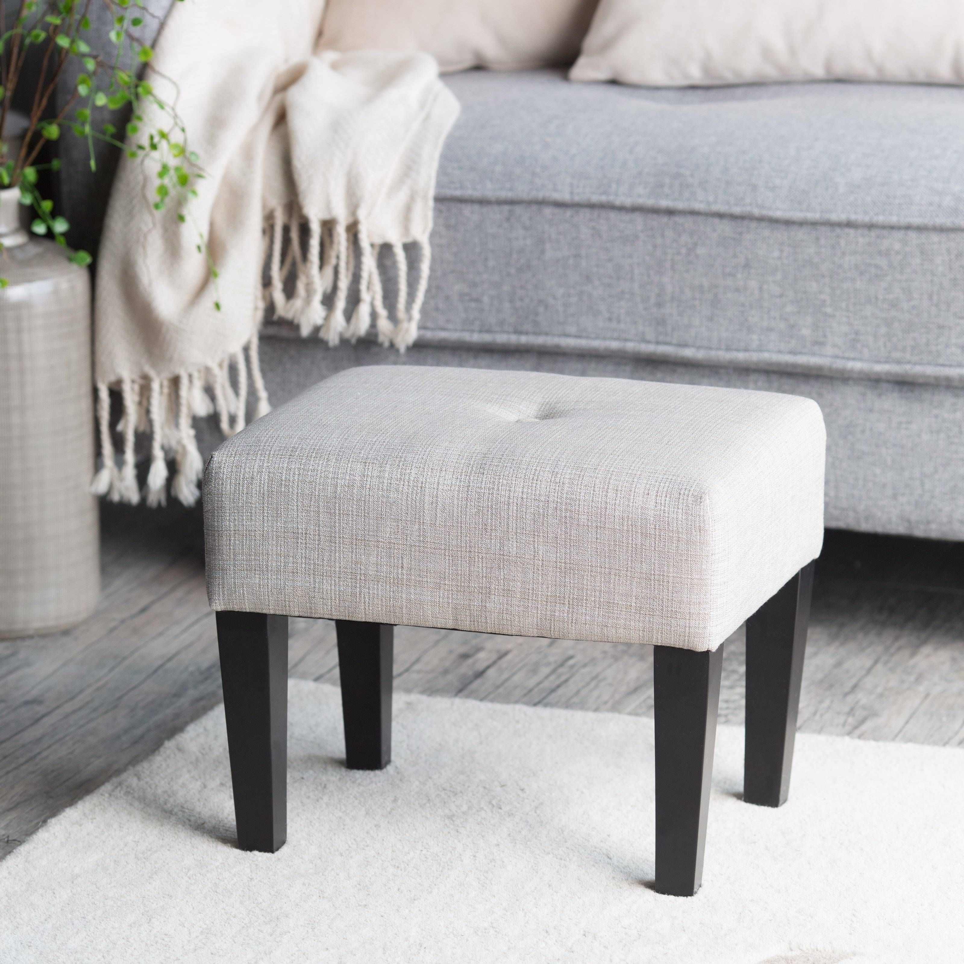 Sofa Small Upholstered Footstool Footstools With Casters Uk White For Upholstered Footstools (View 22 of 30)