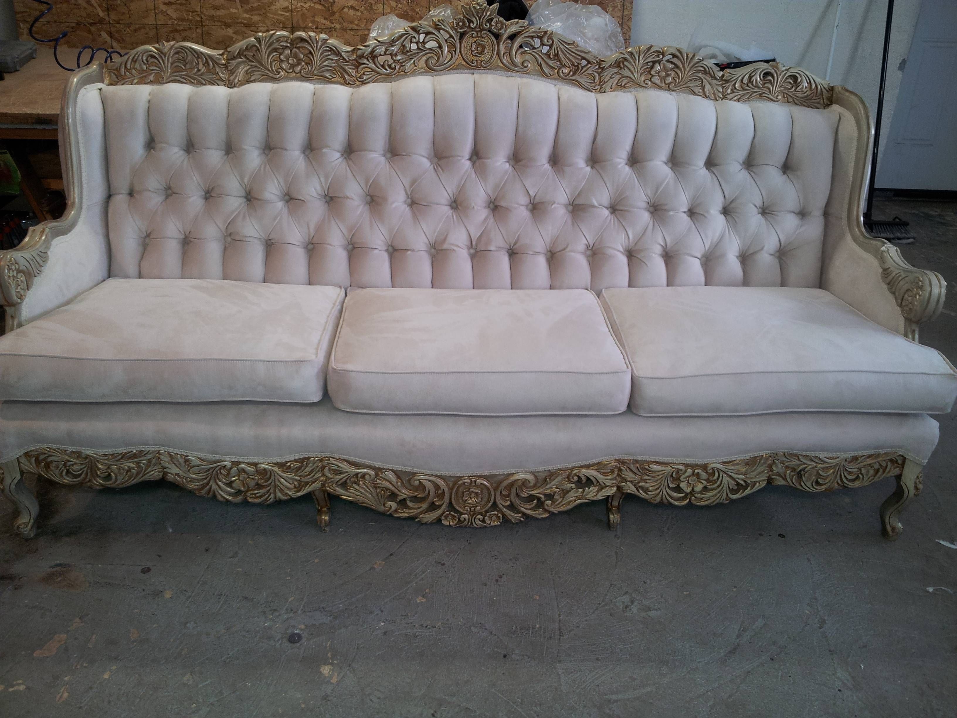 Sofas Center : Cream Velvet Tufted Sofavelvet Sofa With Rolled Within Cheap Tufted Sofas (View 15 of 30)
