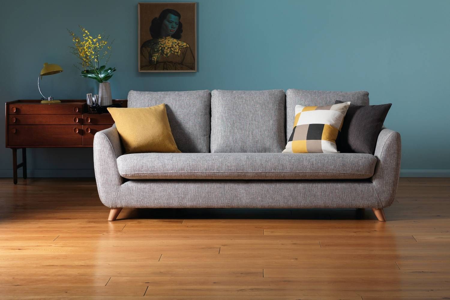 Sofas Center : Furniture Remarkable Cuddler Sectional With Modern Throughout Retro Sofas For Sale (Photo 10 of 30)