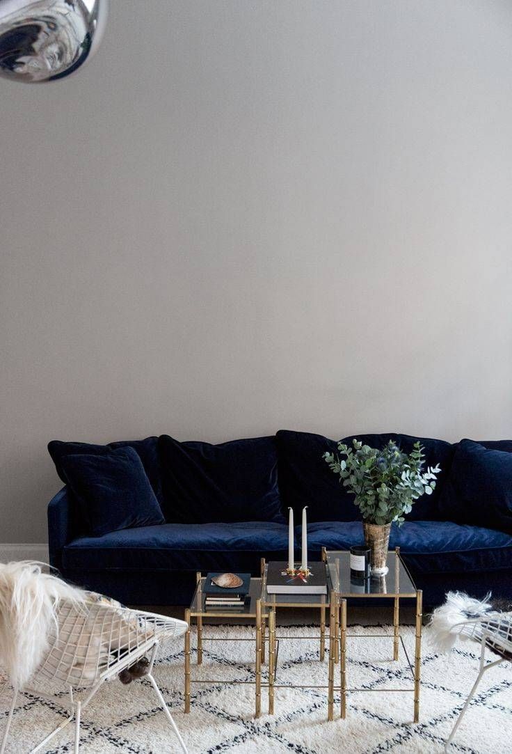 Sofas Center : Hendricks Dark Blue Fabric Seater Sofa Buy Now At Intended For Dark Blue Sofas (View 9 of 30)