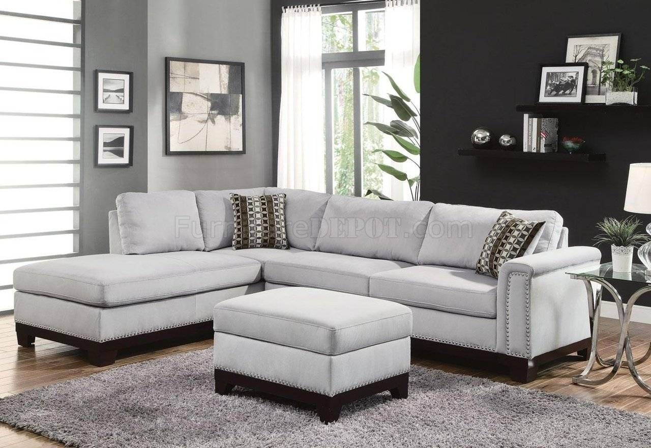 Sofas Center : Microfiber Sectional Sofa Exceptional Image Concept Intended For Microsuede Sectional Sofas (Photo 9 of 30)
