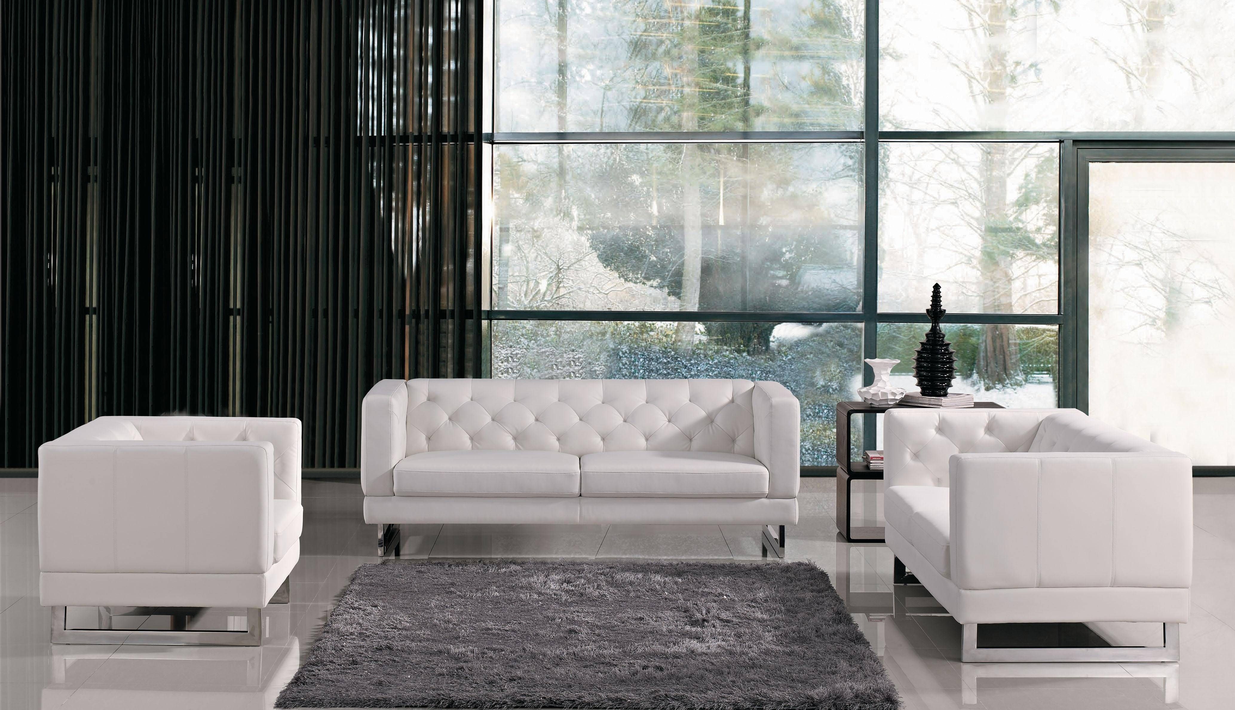 Sofas Center : White Modern Sofa Leather Set Breathtaking Pictures Inside White Modern Sofas (View 17 of 30)