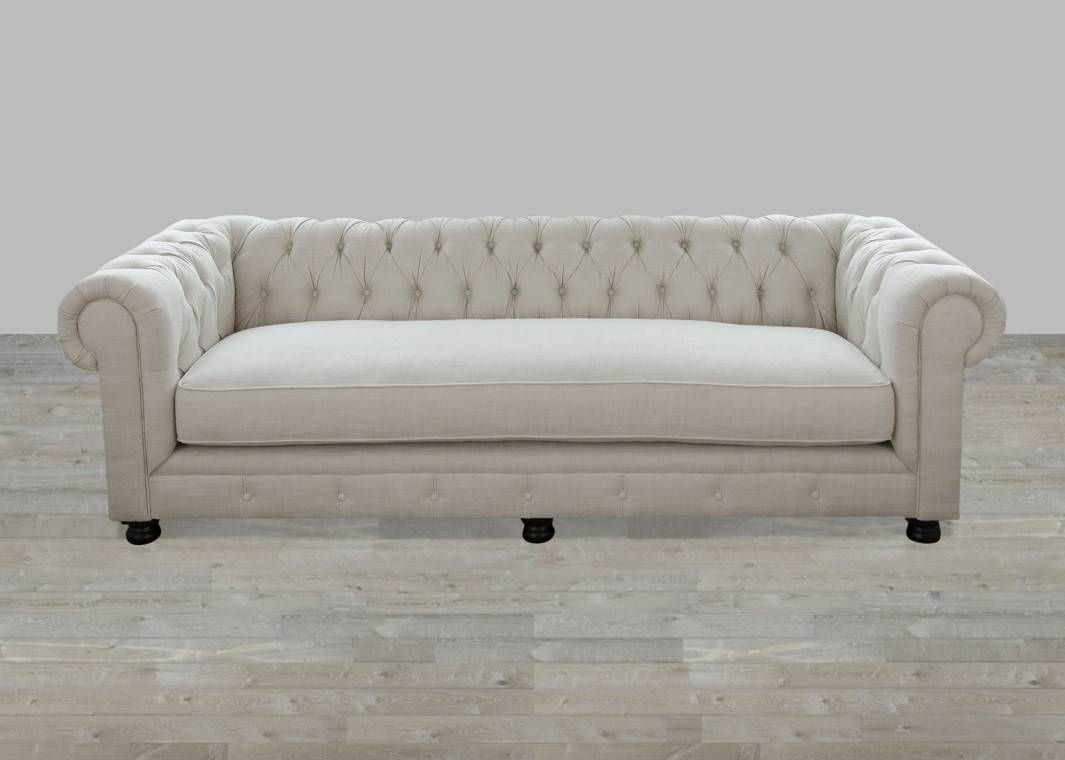 Sofas Center : Wonderful Gray Linen Sofa Picture Design Beaumont Throughout Classic English Sofas (Photo 17 of 30)