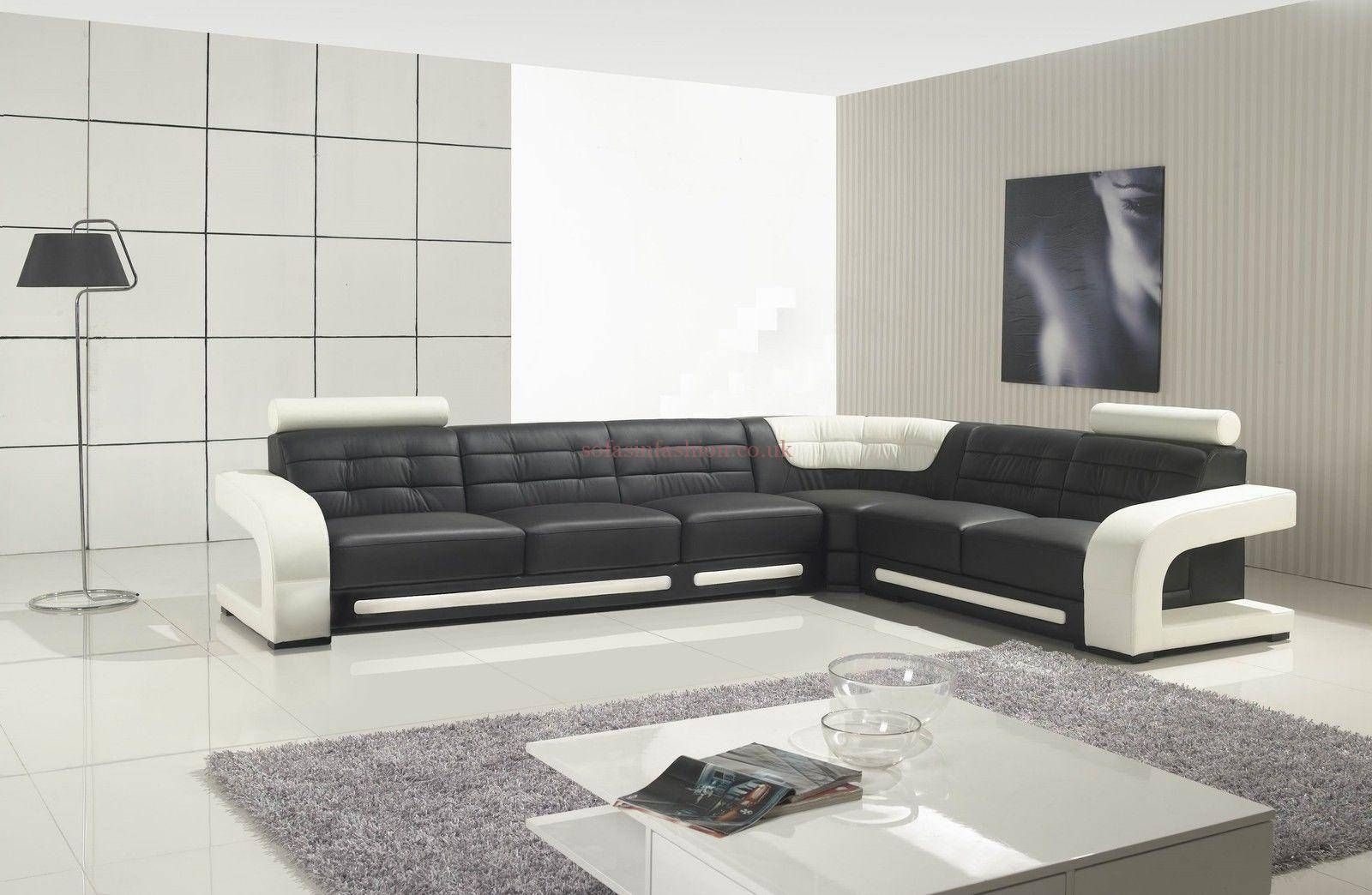 Sofas Leather Pleasant Home Design Pertaining To C Shaped Sofas (Photo 25 of 30)