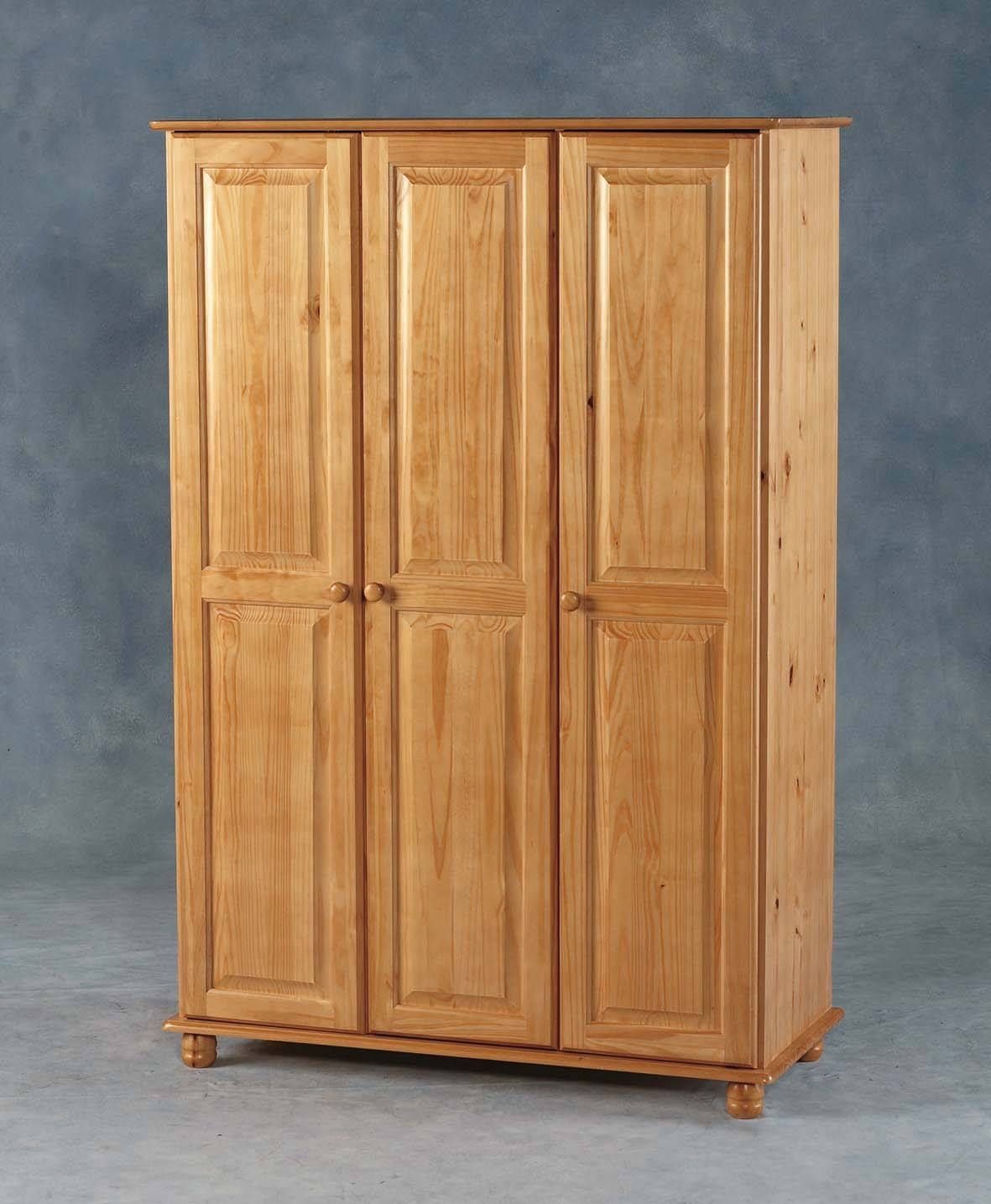 Sol Range (pine) : Tbs Discount Furniture, A Large Selection Of Intended For 3 Door Pine Wardrobes (View 1 of 15)