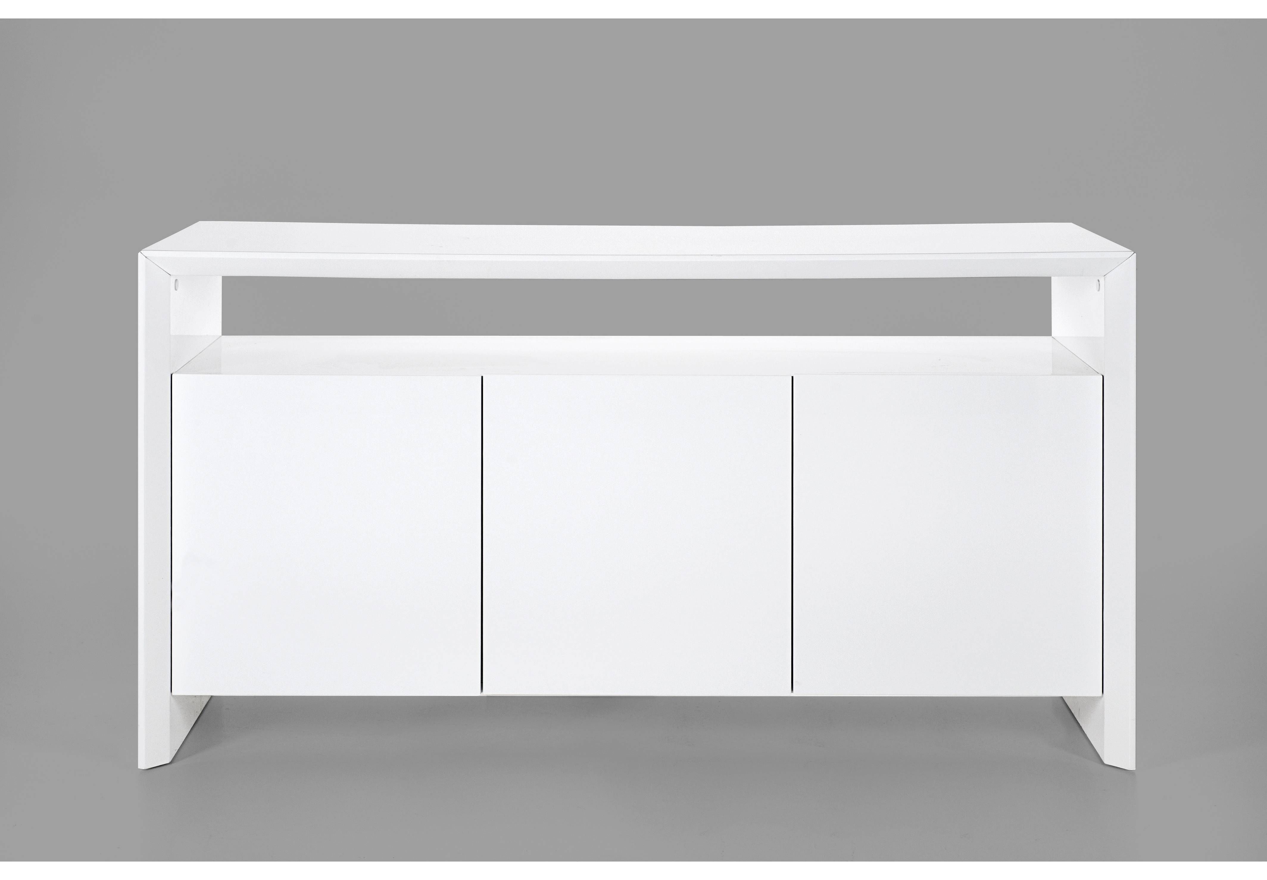 Soley White High Gloss Sideboard For White Gloss Sideboards (Photo 10 of 30)