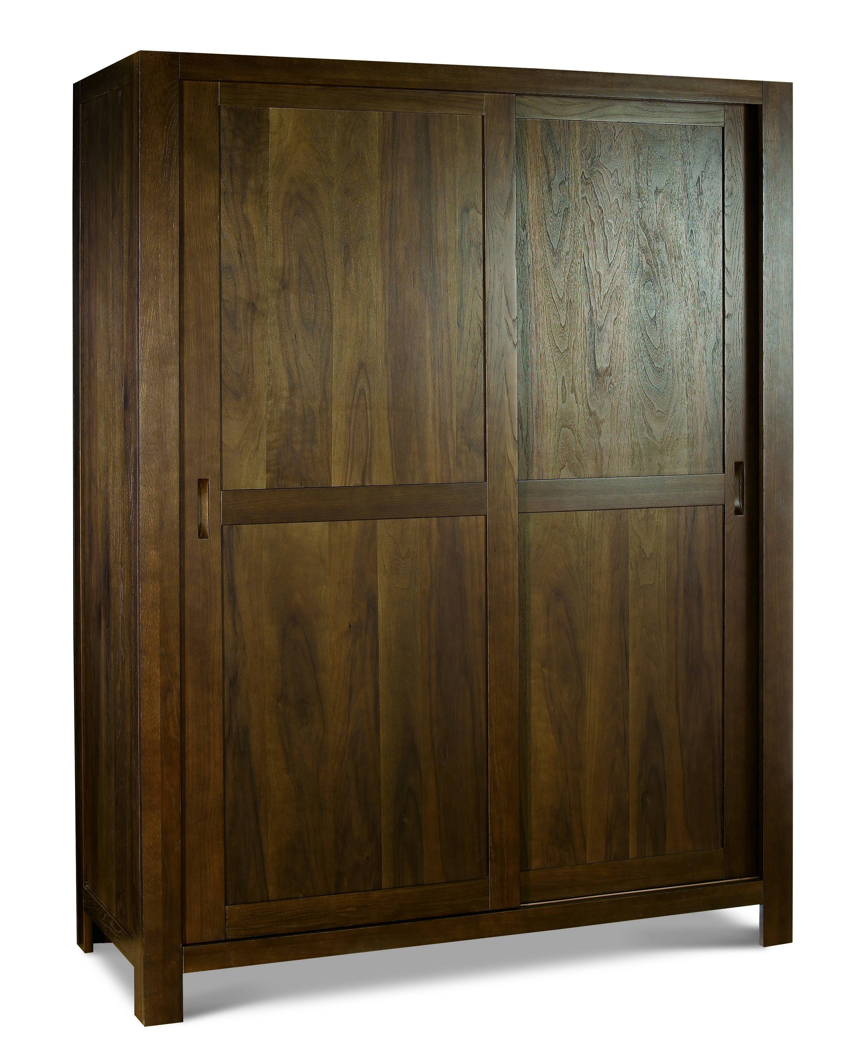 Solid Oak Wardrobes | Painted & Walnut Wardrobes | Free Delivery In Wood Wardrobes (View 7 of 15)