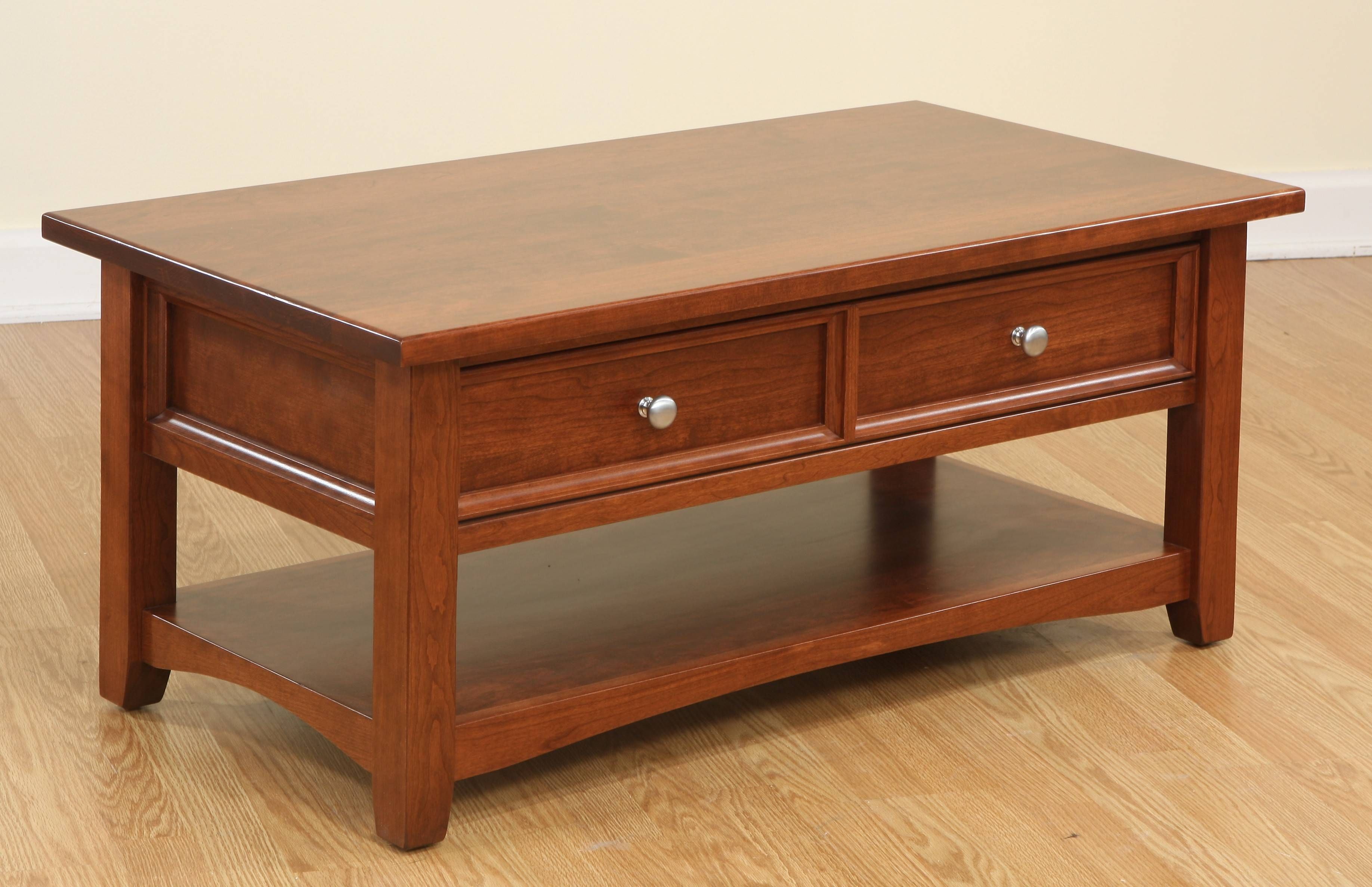 Solid Wood End Tables With Drawers | Floor Decoration Intended For Solid Wood Coffee Tables (Photo 25 of 30)