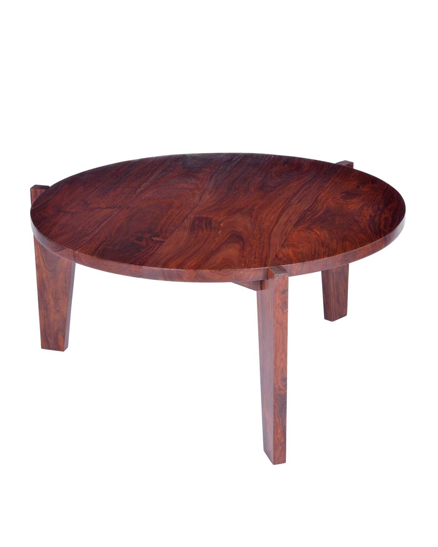 Solid Wood Round Coffee Table ~ Bacill Inside Solid Round Coffee Tables (View 26 of 30)