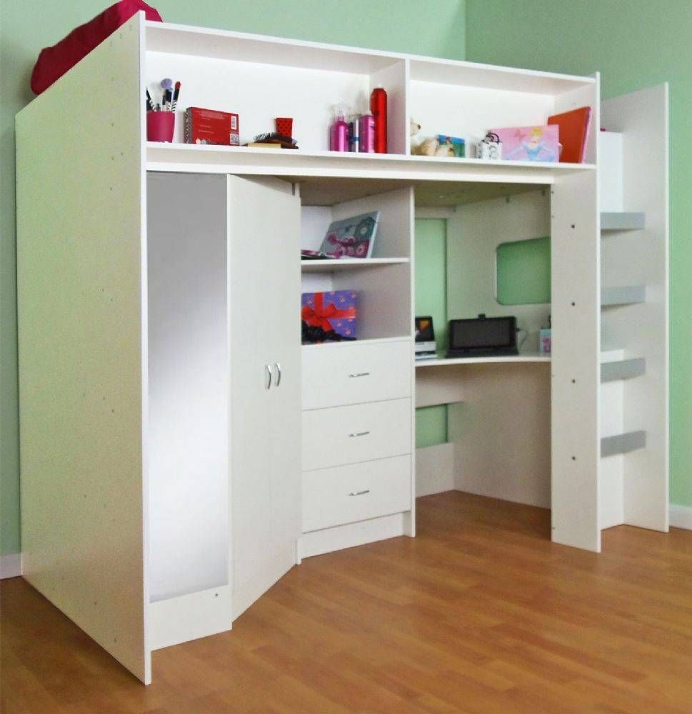 Featured Photo of  Best 15+ of High Sleeper Bed with Wardrobes