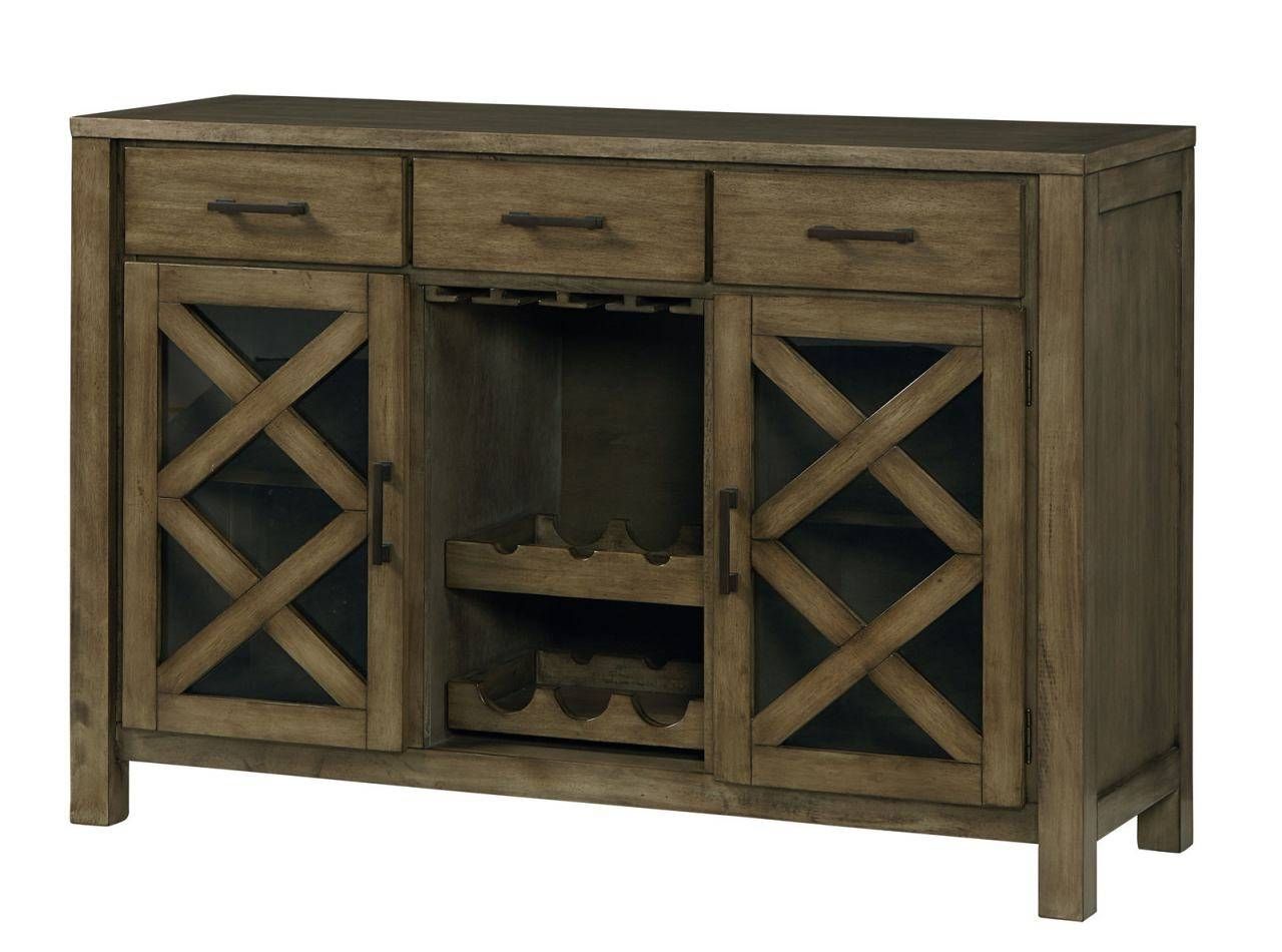 Standard Furniture Omaha Sideboard In Grey 16682dining Rooms Inside Grey Wood Sideboards (View 17 of 30)