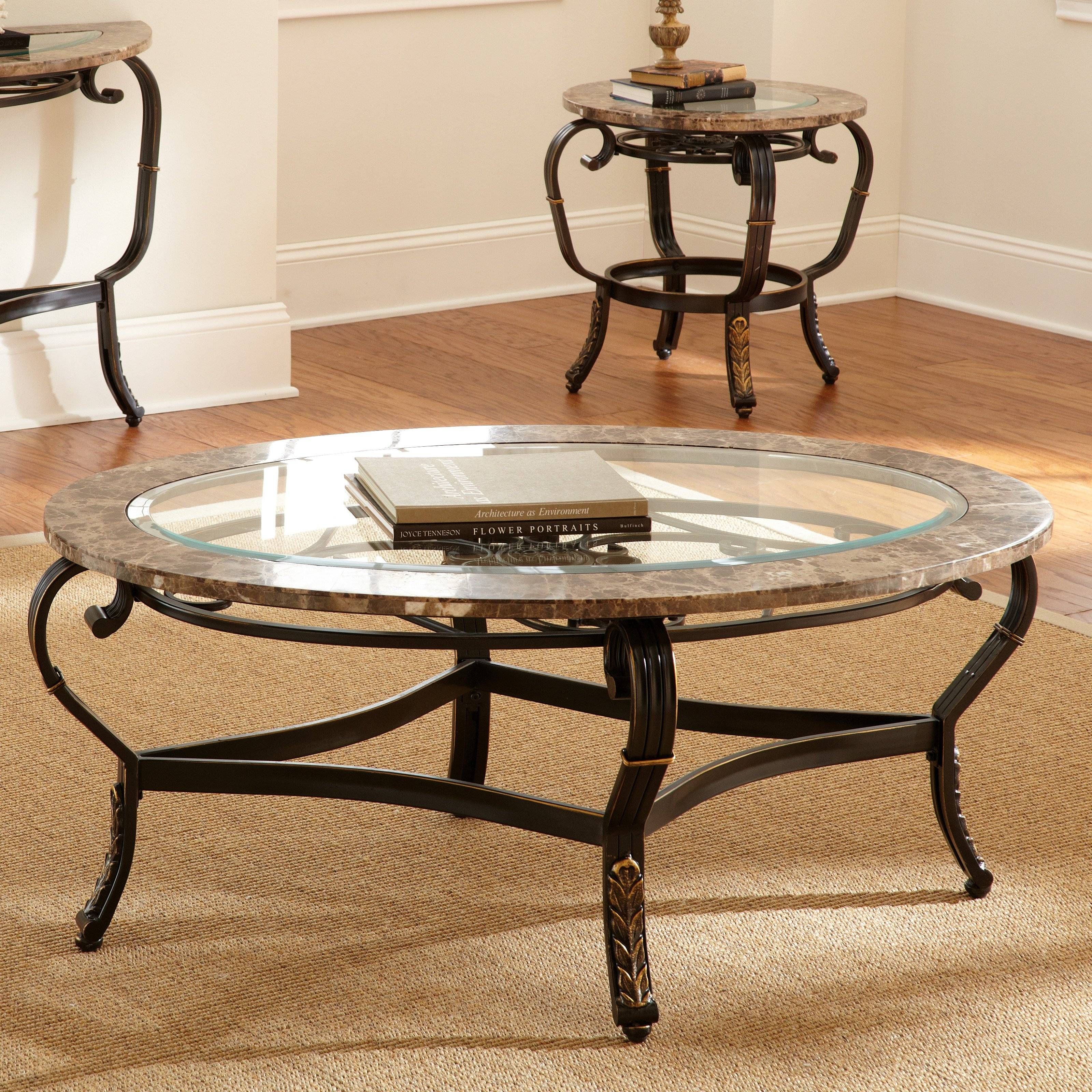 Steve Silver Madrid Oval Glass Top Coffee Table | Coffee Tables In Antique Glass Top Coffee Tables (View 6 of 30)