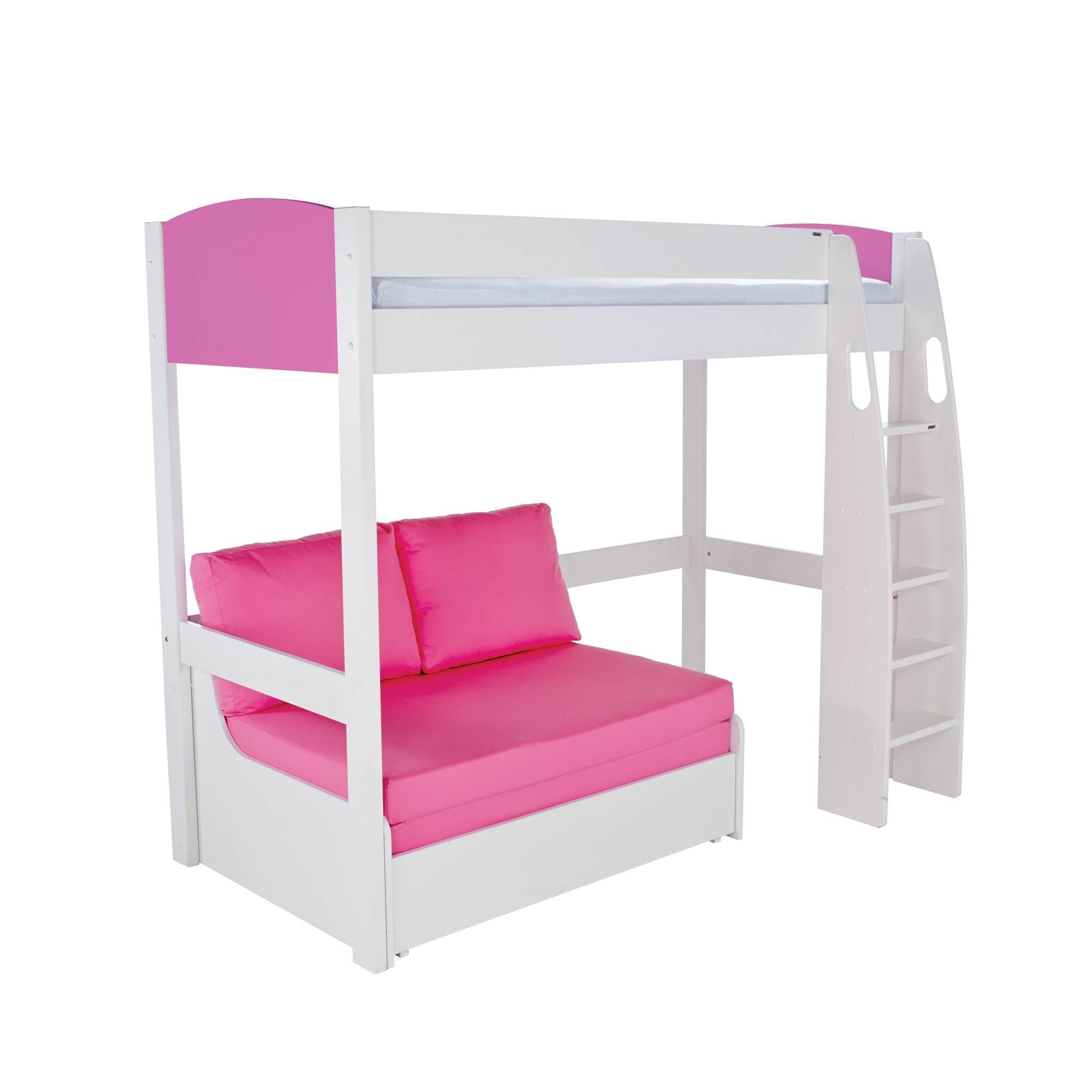 Stompa Duo High Sleeper And Sofa Bed – Highsleeper – Cookes Furniture Inside High Sleeper Bed With Sofa (View 13 of 30)