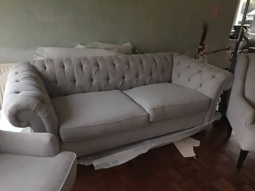 Storage Canterbury Leather Chesterfield Style 3 Seater Sofa Best With Regard To Canterbury Leather Sofas (View 4 of 30)