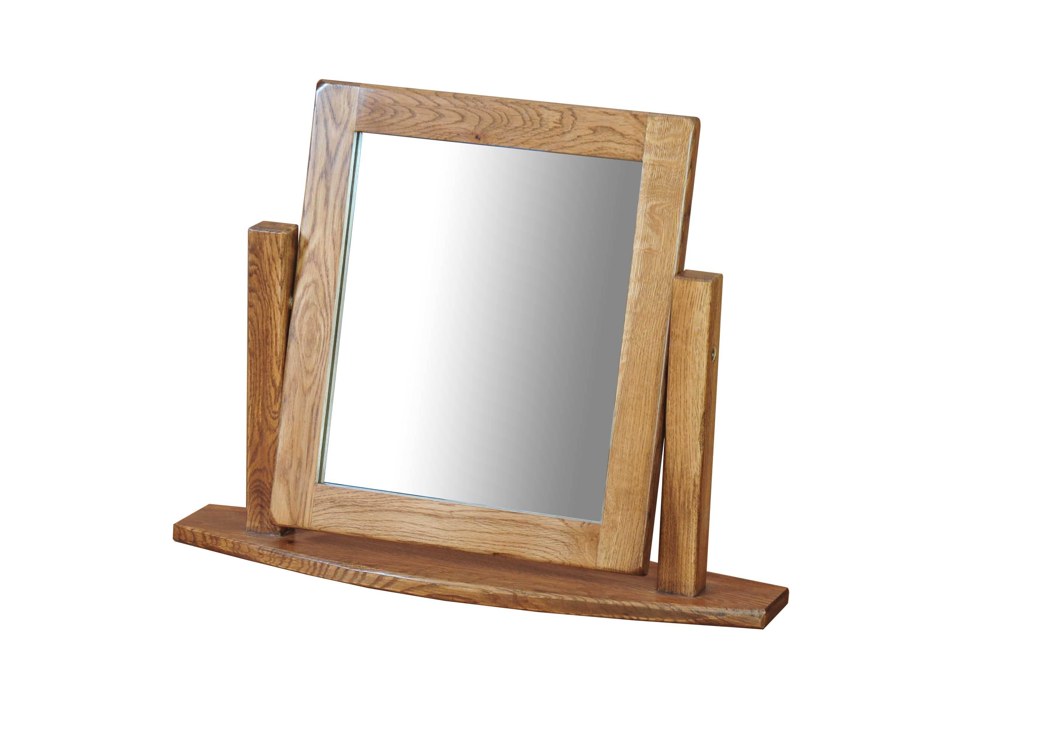 Stunning Brooklyn Rustic Oak Dressing Table Mirror | Oak Furniture With Rustic Oak Mirrors (Photo 25 of 25)