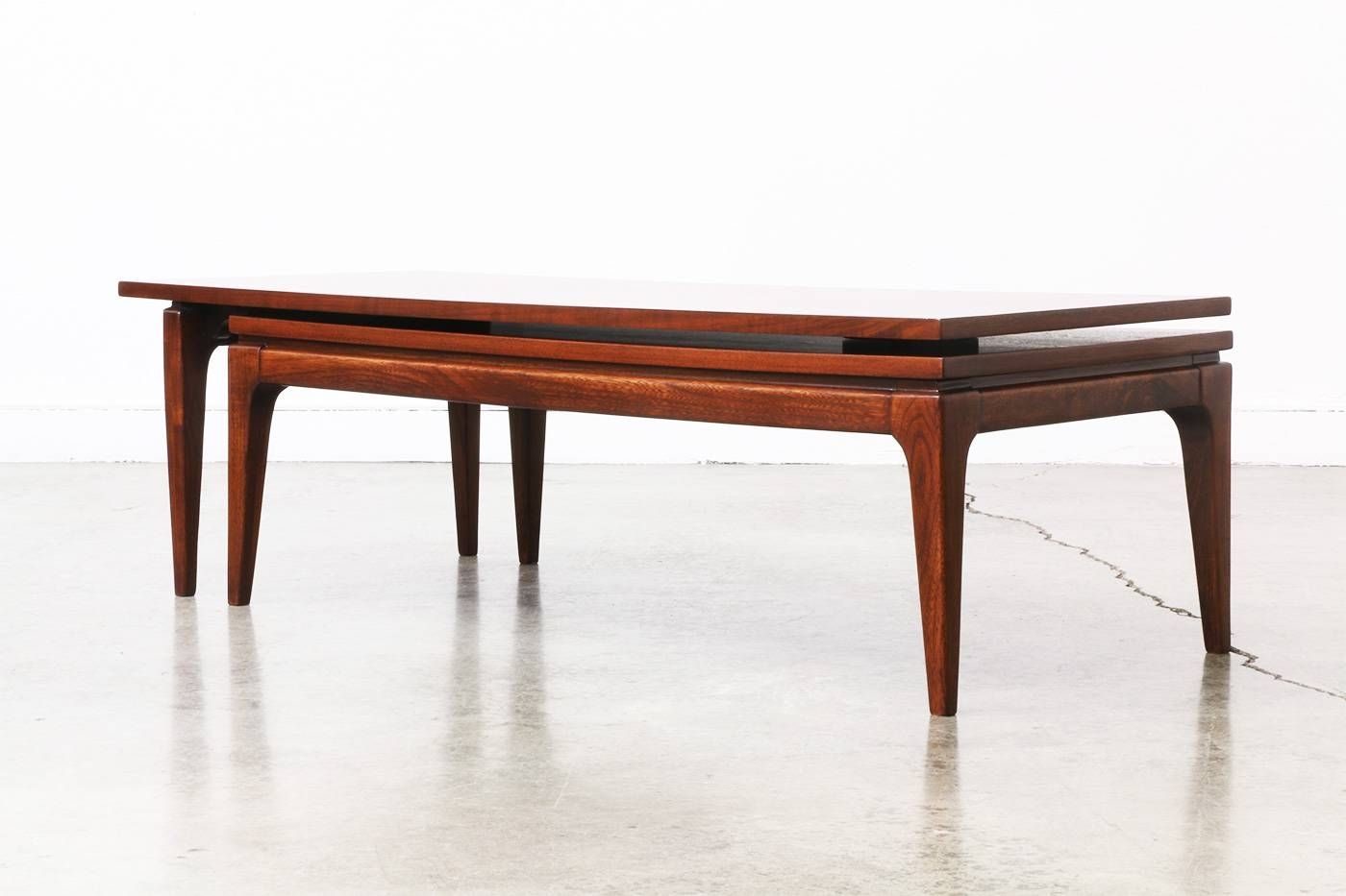 Stunning L Shaped Coffee Table With Mid Century Walnut Quotlquot Inside L Shaped Coffee Tables (Photo 12 of 30)