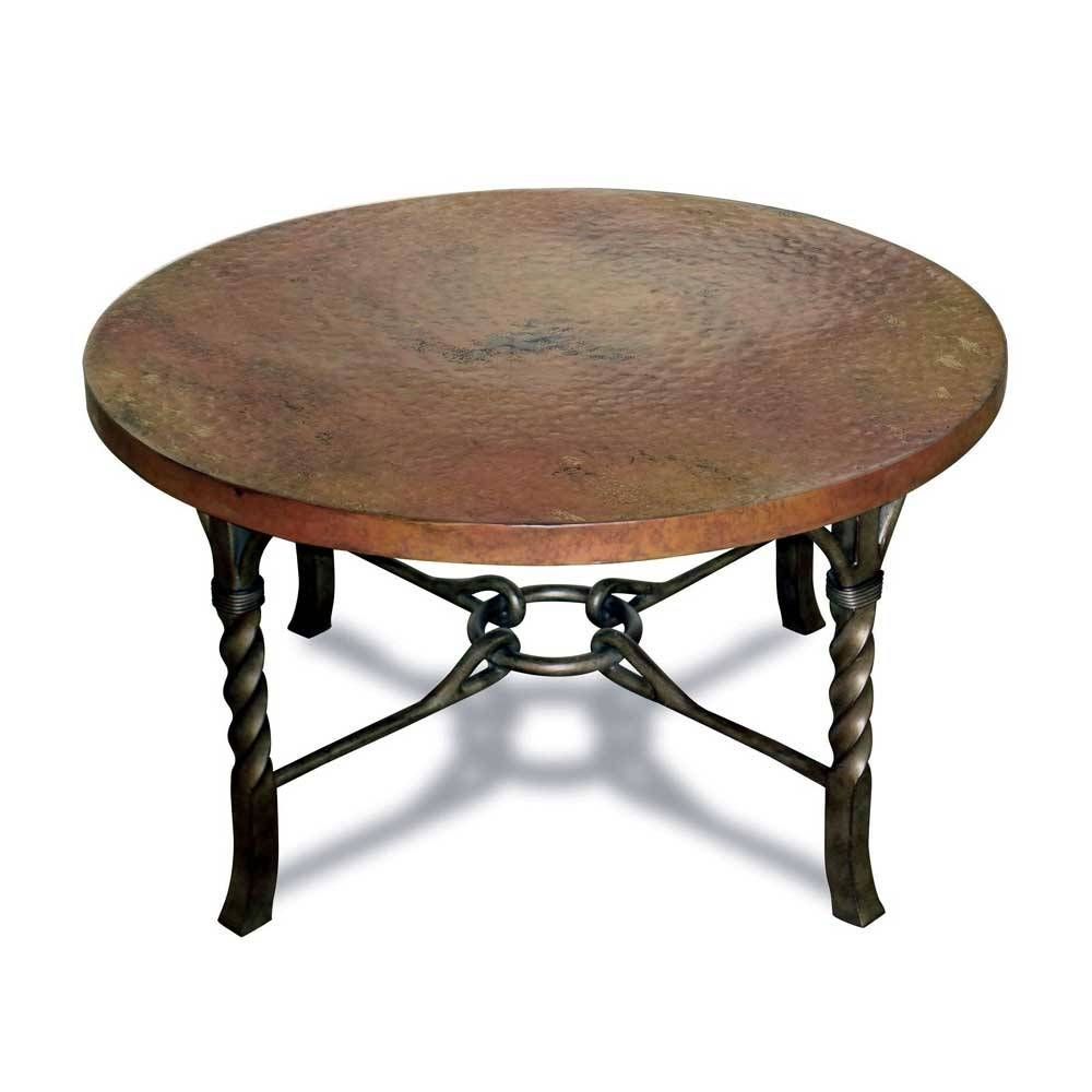 Stunning Round Metal And Glass Coffee Table With Antique And Inside Vintage Glass Coffee Tables (View 11 of 30)