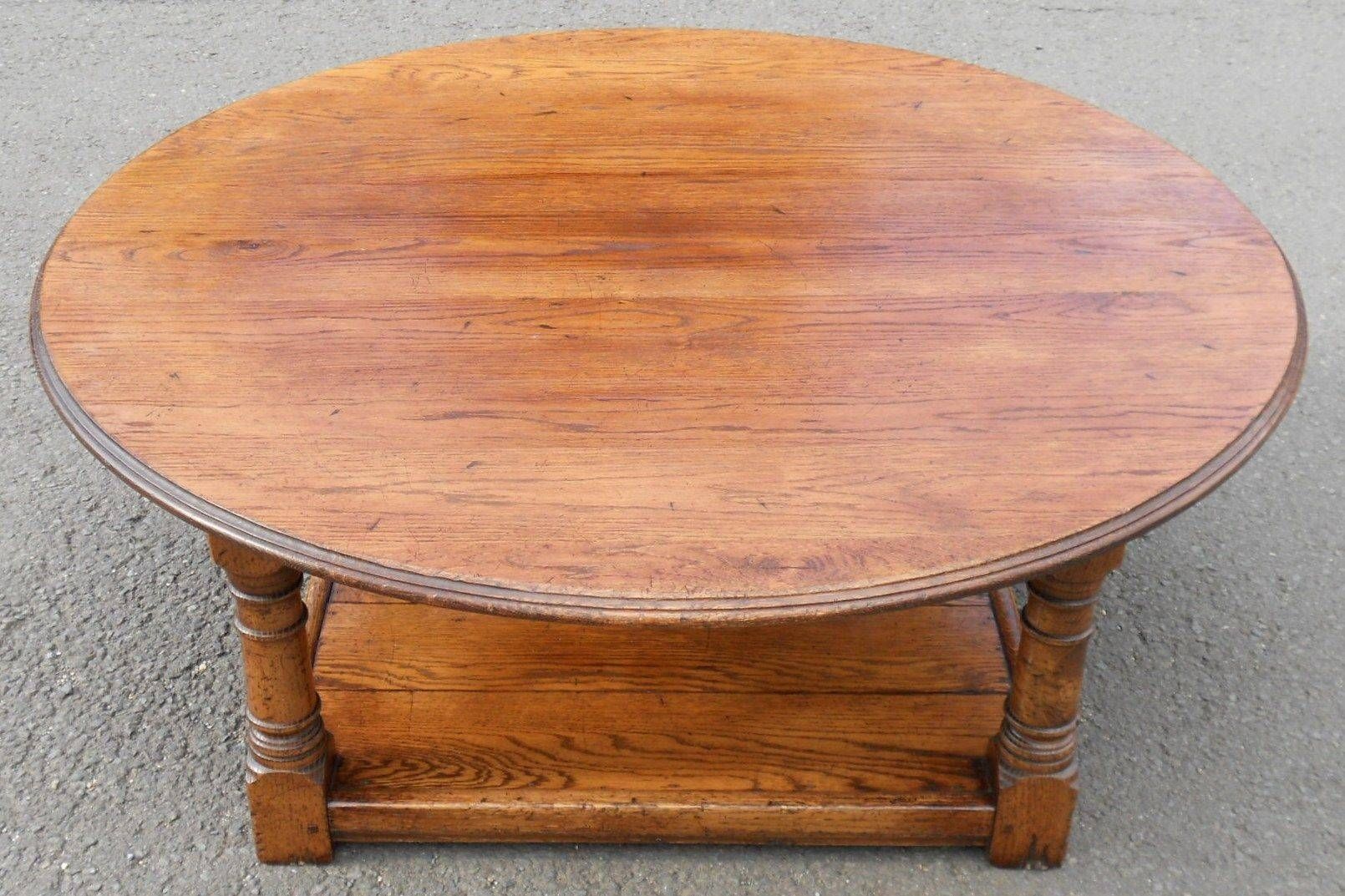 Table. Large Round Coffee Table – Home Interior Design Intended For Extra Large Rustic Coffee Tables (Photo 26 of 30)