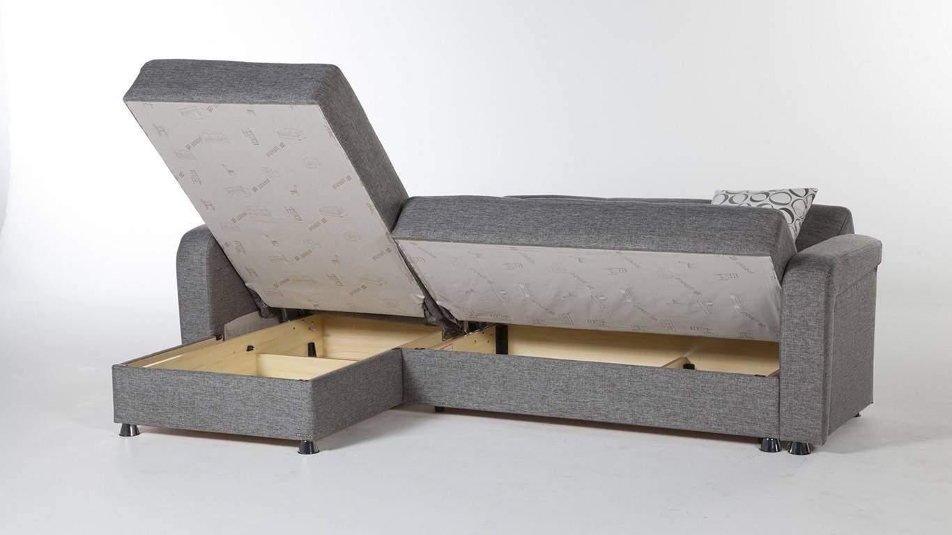 Tan Microfiber Convertible Sectional Sofa Bed Sleeper Sofa – S3net Pertaining To Sleeper Sectional Sofa Ikea (View 21 of 25)