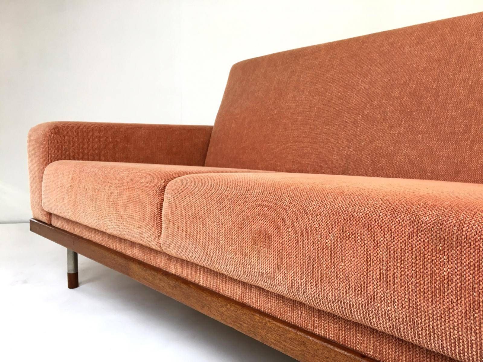 Teak Four Seater Sofa, 1960s For Sale At Pamono In Four Seater Sofas (View 9 of 30)