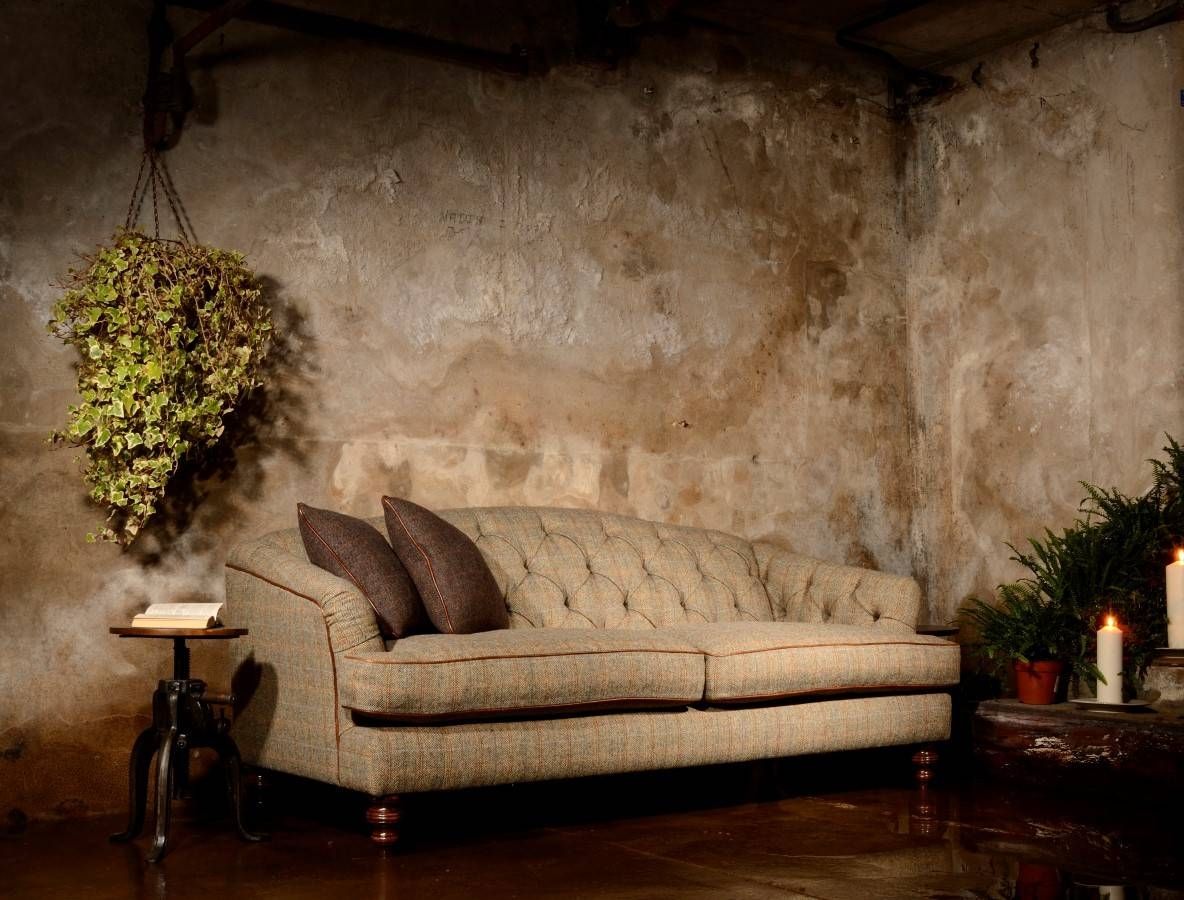 Tetrad's Harris Tweed Upholstery 100% Made In Britain – Lpc Furniture Throughout Tweed Fabric Sofas (View 14 of 30)
