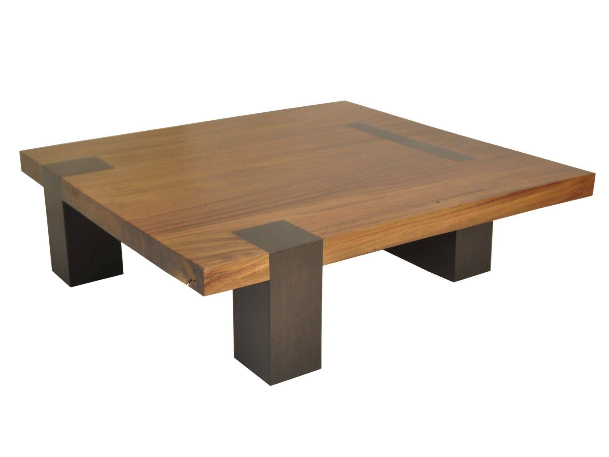The Popularity Of The Square Wood Coffee Table Furniture With Inside Short Legs Coffee Tables (View 2 of 30)