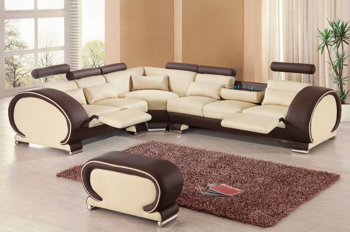 Tone Sectional Sofa Set European Design 33ls201 Pertaining To European Sectional Sofas (View 8 of 30)
