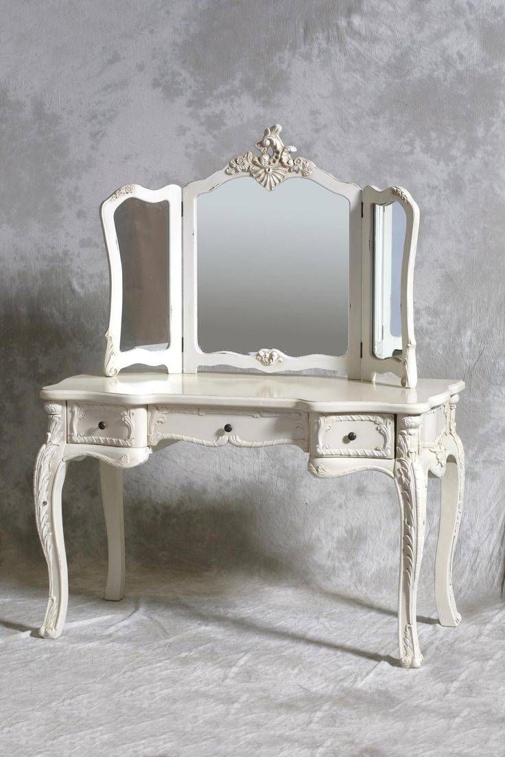 Top 25+ Best Cream Dressing Tables Ideas On Pinterest | Superbowl With Cream Vintage Mirrors (View 9 of 25)