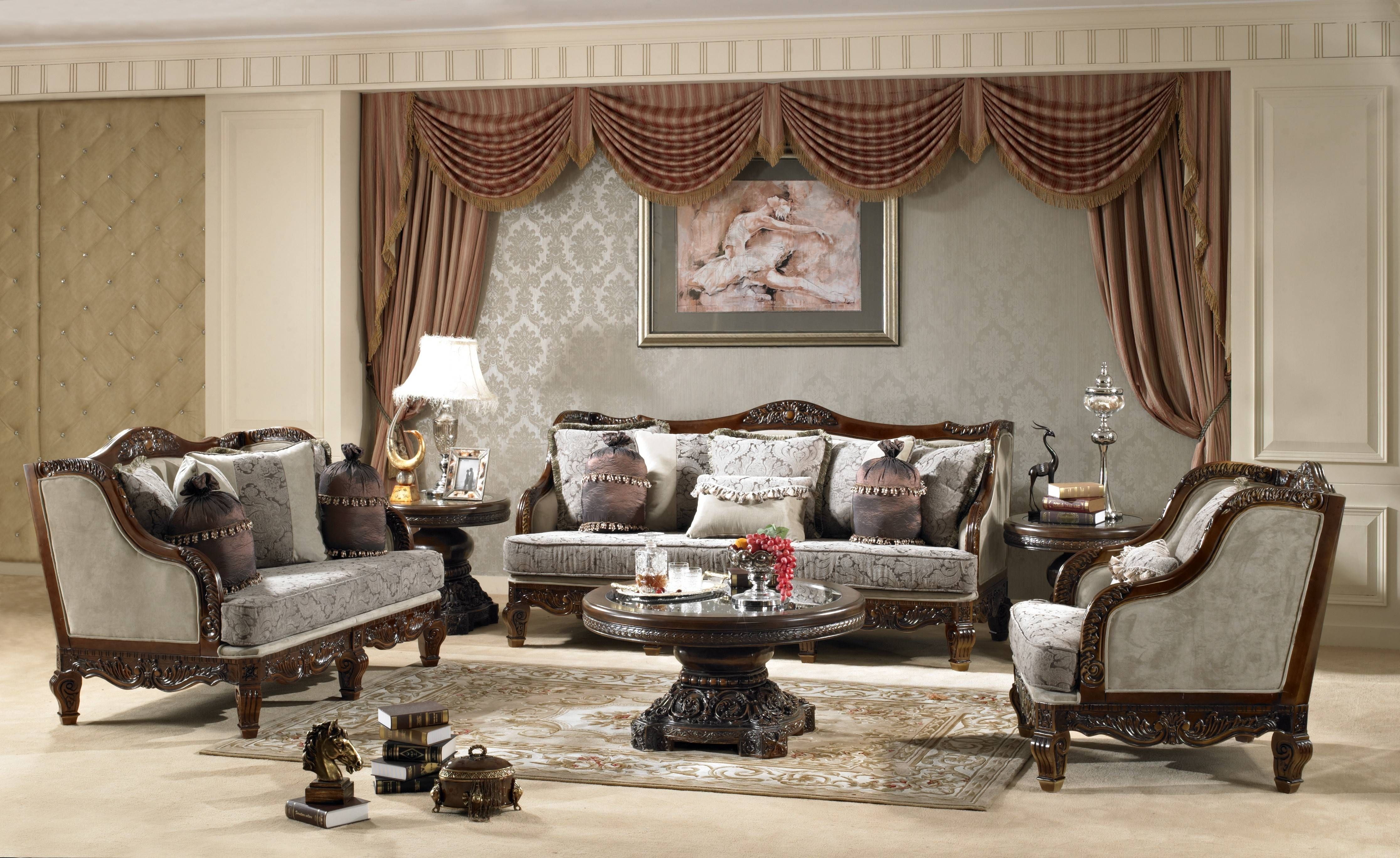 Traditional Fabric Sofa Hd – 912 – Classic Fabric Sets – Living In Traditional Fabric Sofas (Photo 21 of 30)