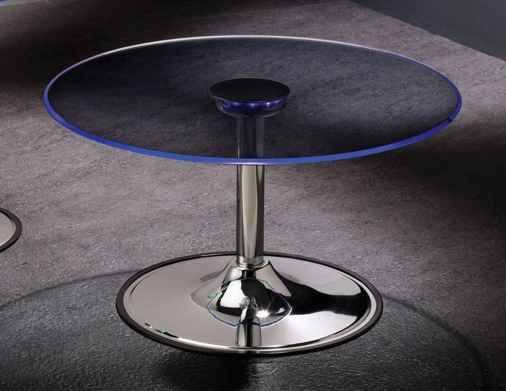 Transitioning 6 Color Led Coffee Cocktail Table With Glass Top With Regard To Led Coffee Tables (View 14 of 30)