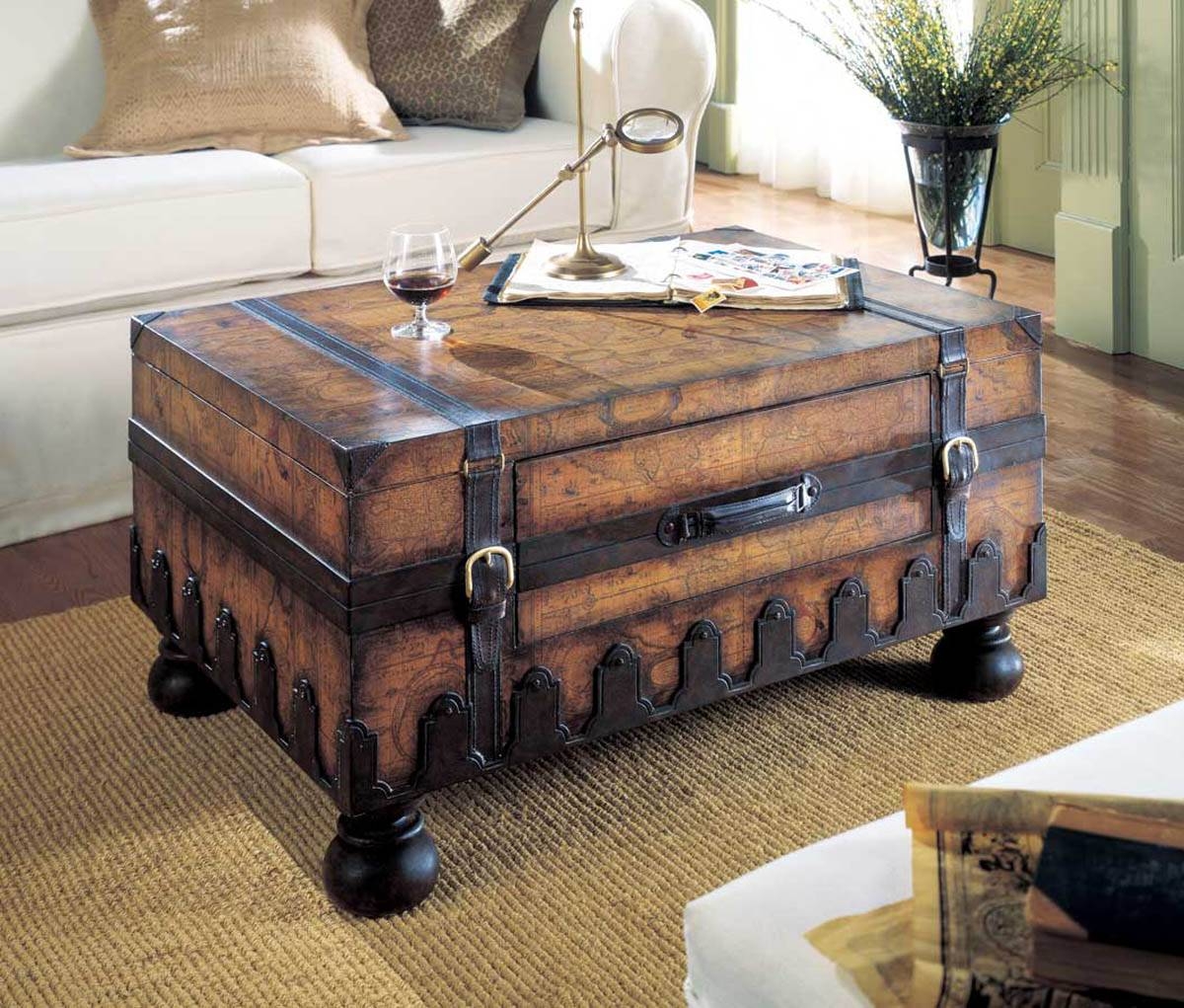 Trunk As Coffee Table | Idi Design With Regard To Old Trunks As Coffee Tables (Photo 1 of 30)