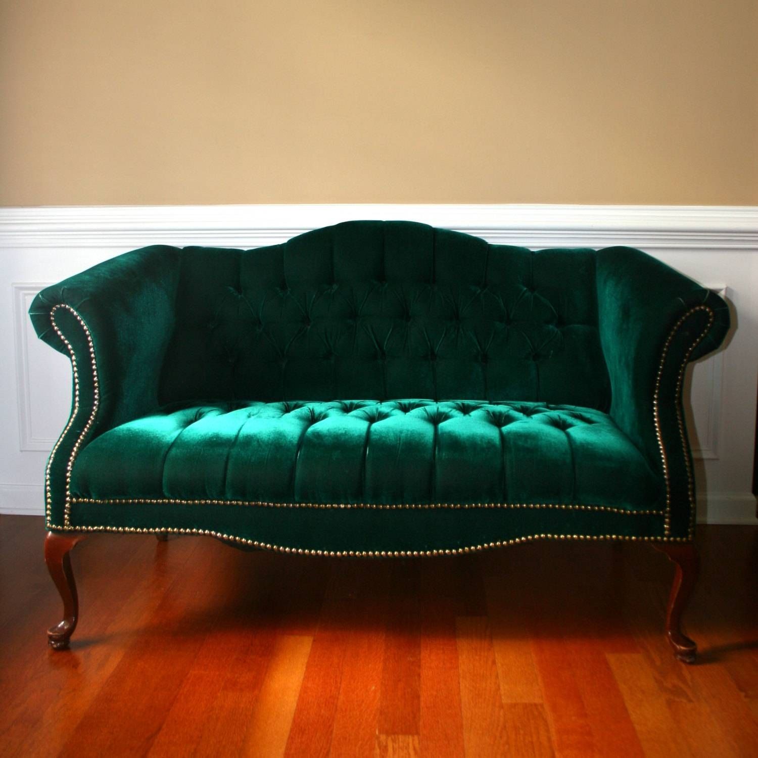 Tufted Velvet Sofa Furniture | Tehranmix Decoration With Regard To Green Sofa Chairs (View 15 of 30)