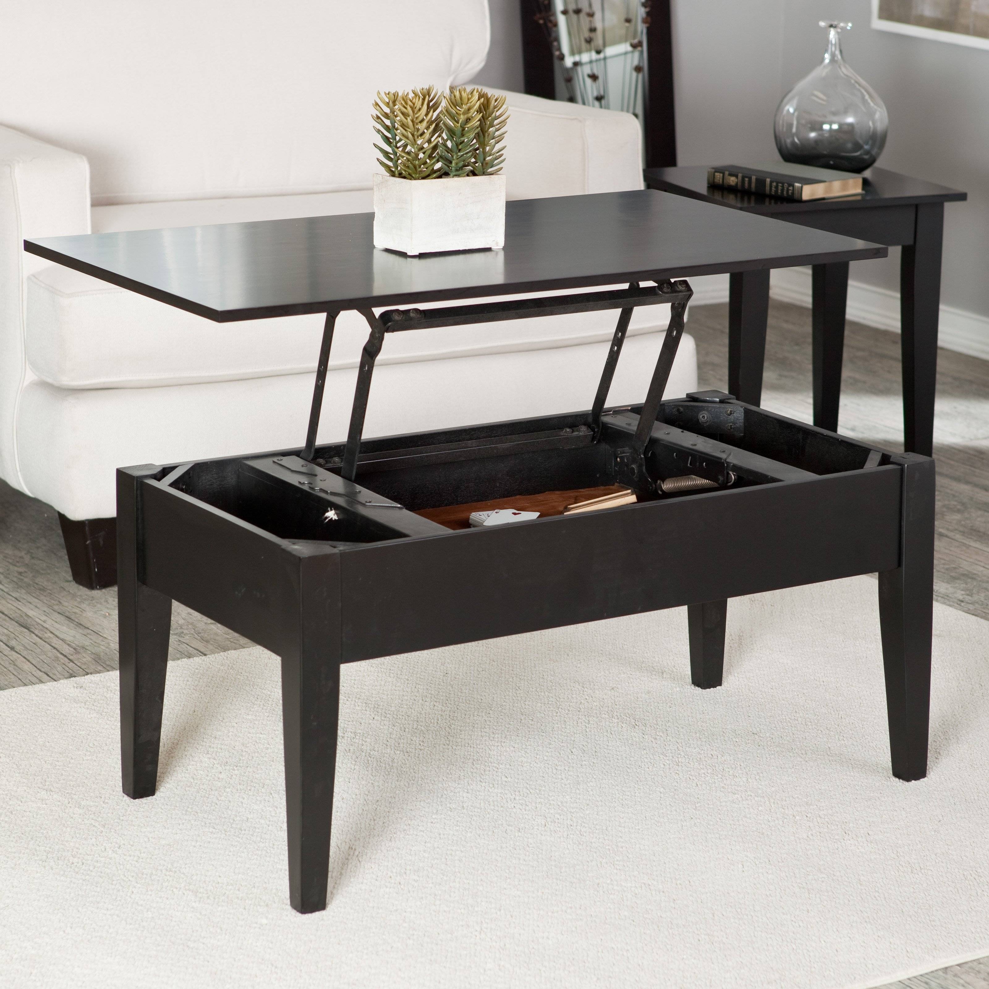 Turner Lift Top Coffee Table – Espresso | Hayneedle With Regard To Raise Up Coffee Tables (Photo 1 of 30)