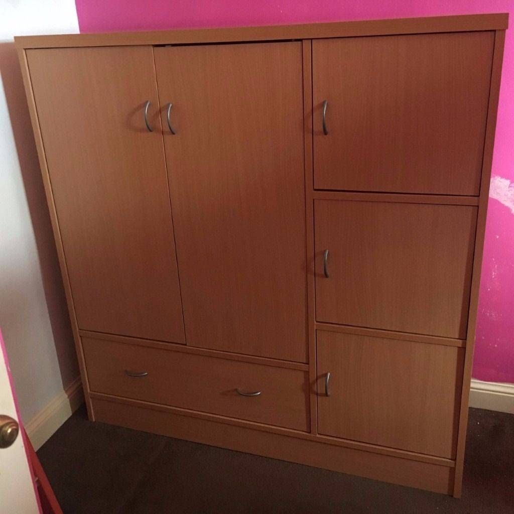 Two Children's Tall Boy Wardrobes With Cupboards And Draw Storage Intended For Childrens Tallboy Wardrobes (Photo 6 of 15)